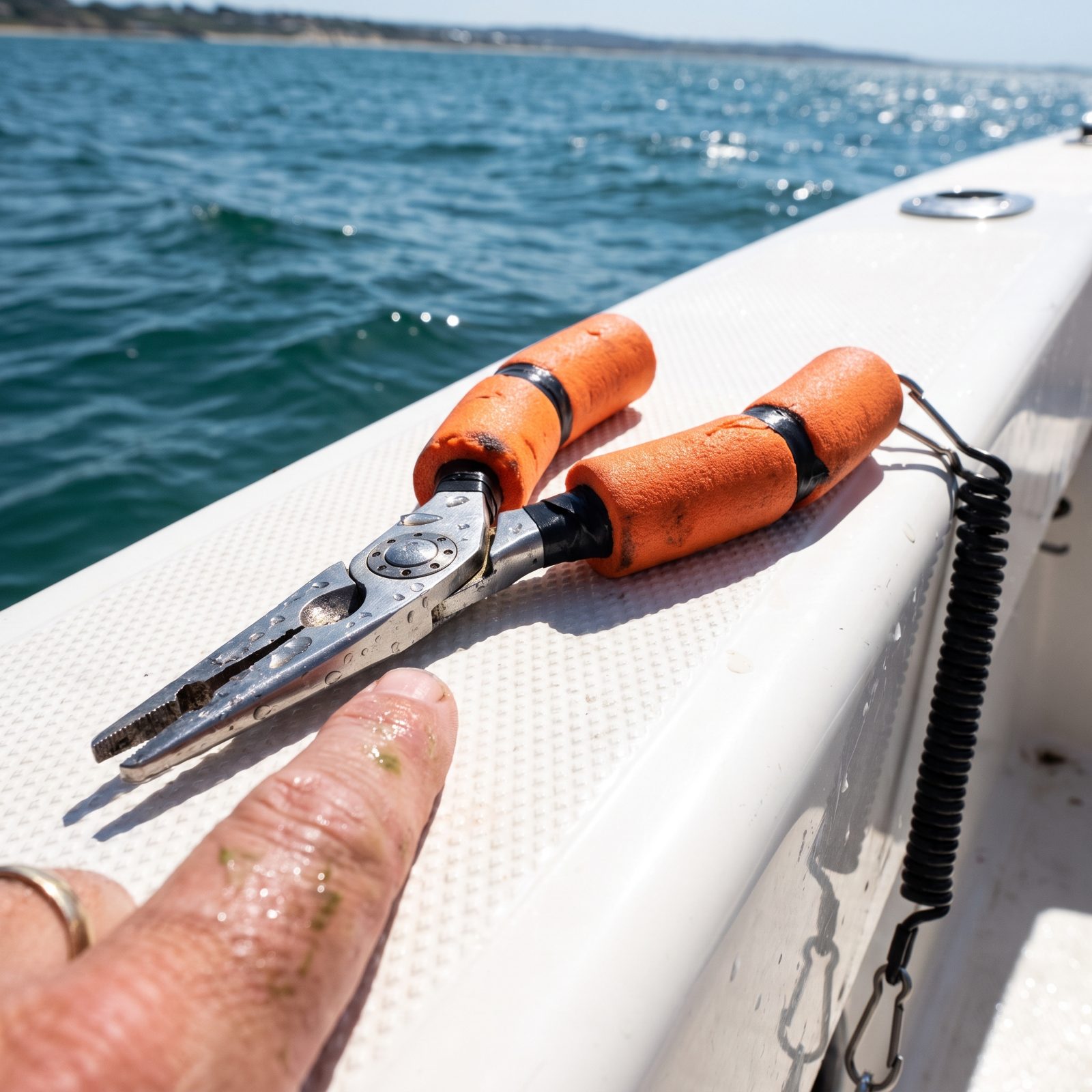 Add Floating Foam Sleeves to Pliers Used Near the Gunwale