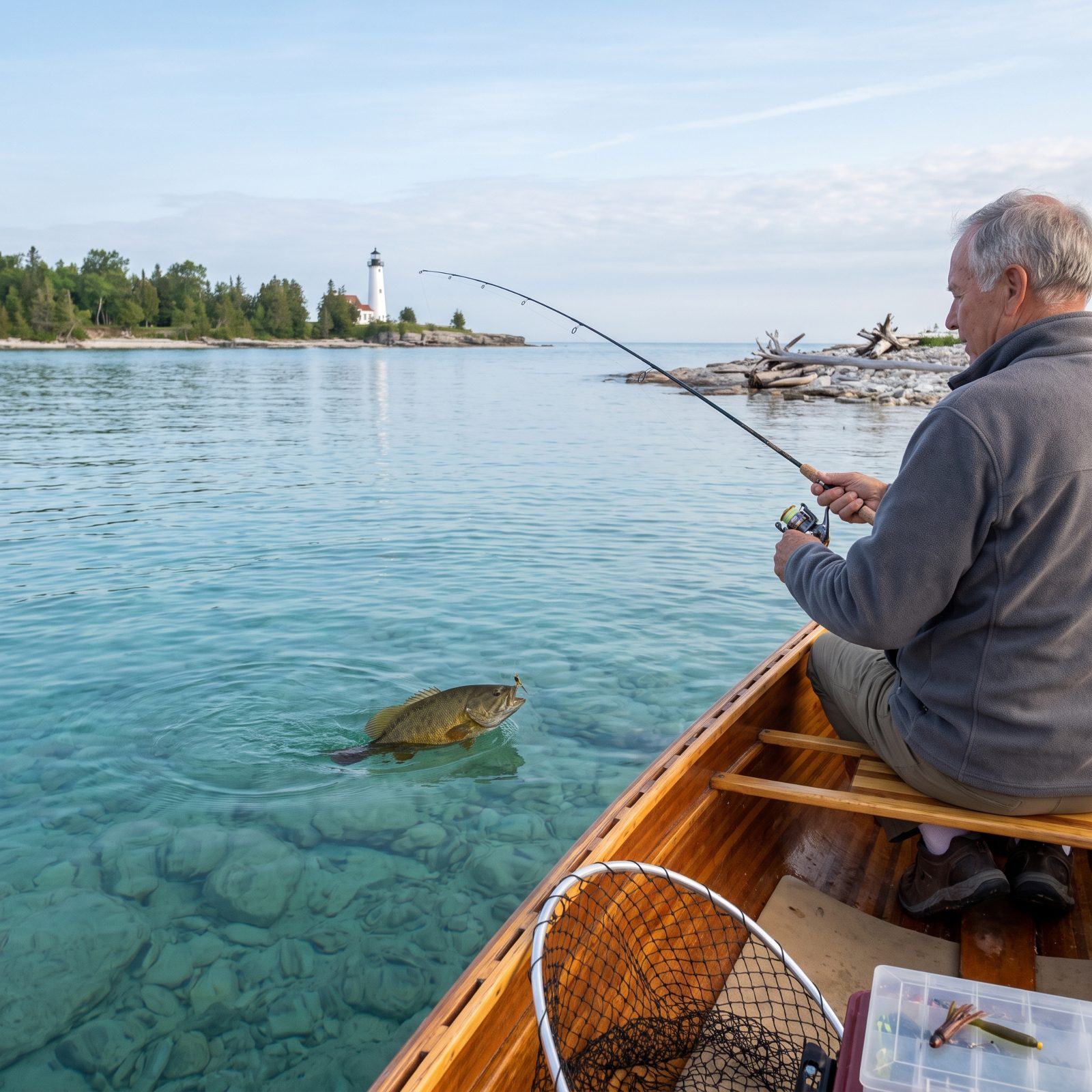 Alpena, Michigan, Trout, Salmon, and Smallmouth on Thunder Bay