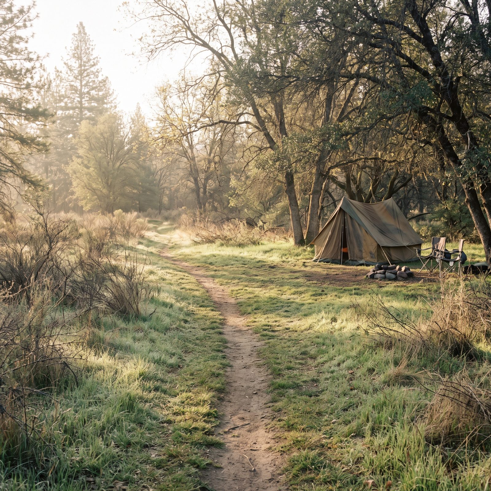 Animal Trails Are Left Open Instead of Blocked By a Tent