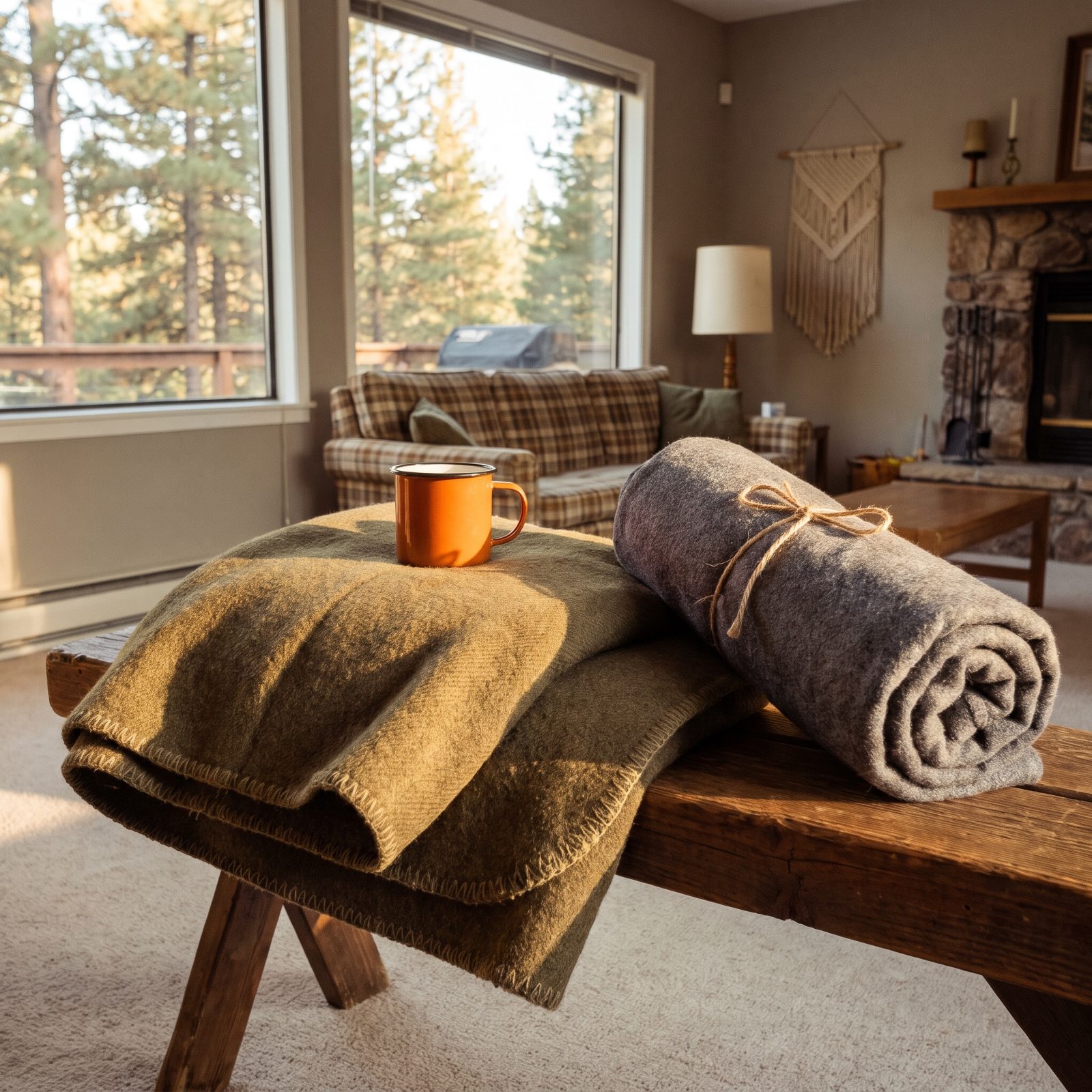 Army-Surplus Wool Blankets Heavy Enough to Anchor a Boat