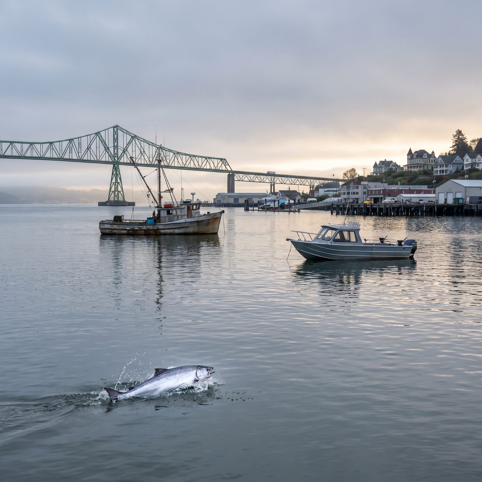 Astoria, Oregon: Chasing Columbia River Salmon Where the River Meets the Sea