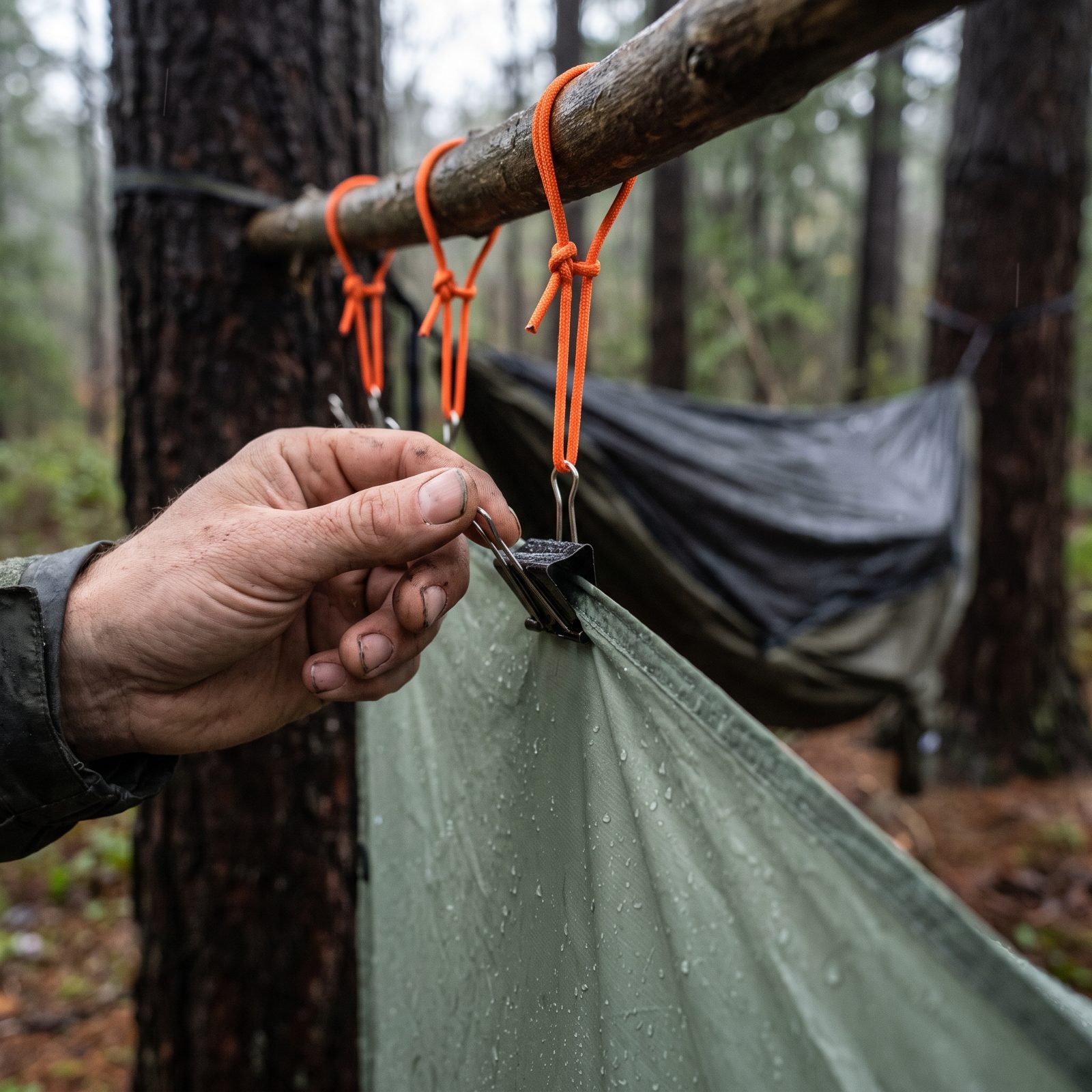 Binder Clips That Grip Tarp Edges Without Punching Holes