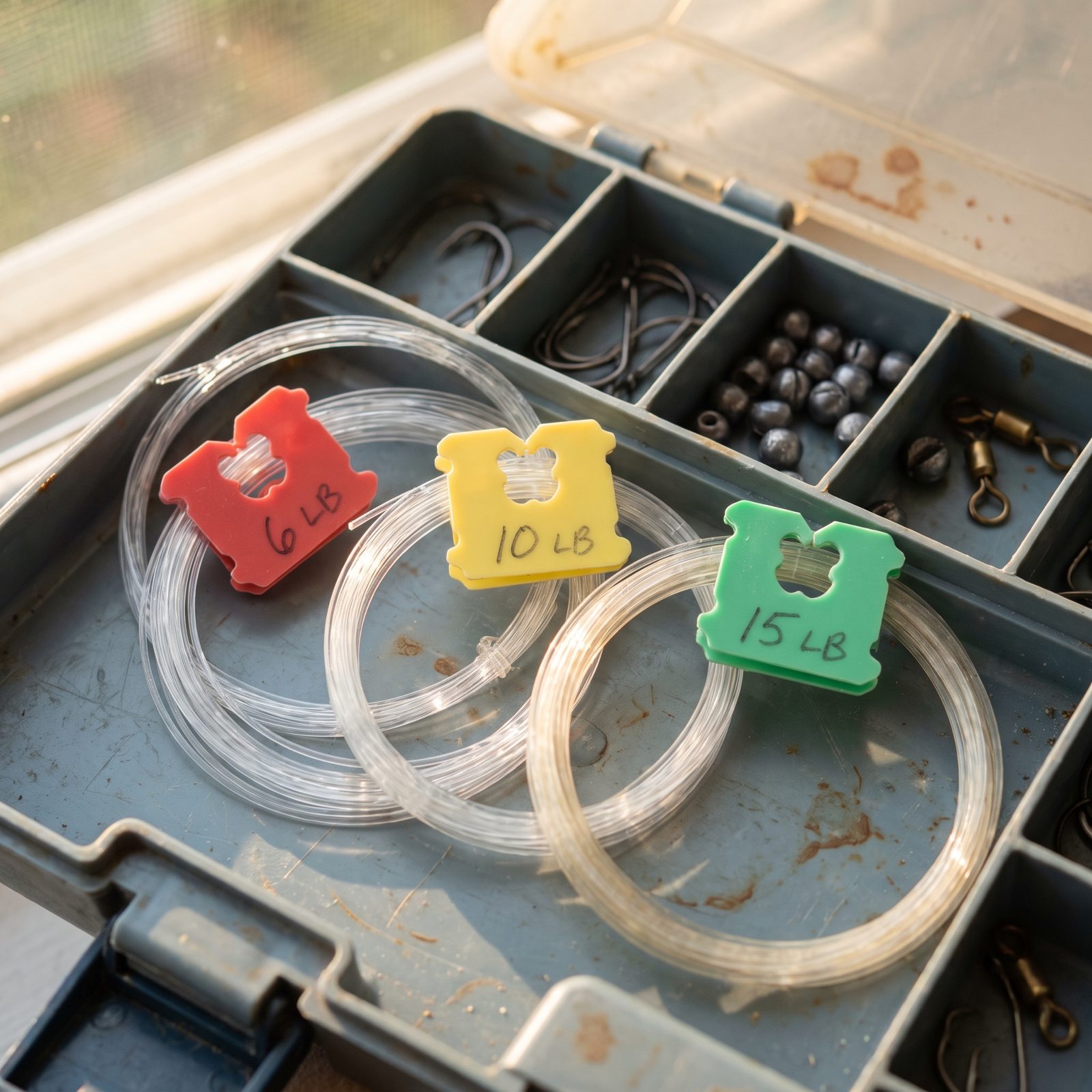 Bread Bag Tags for Containing Coiled Leaders