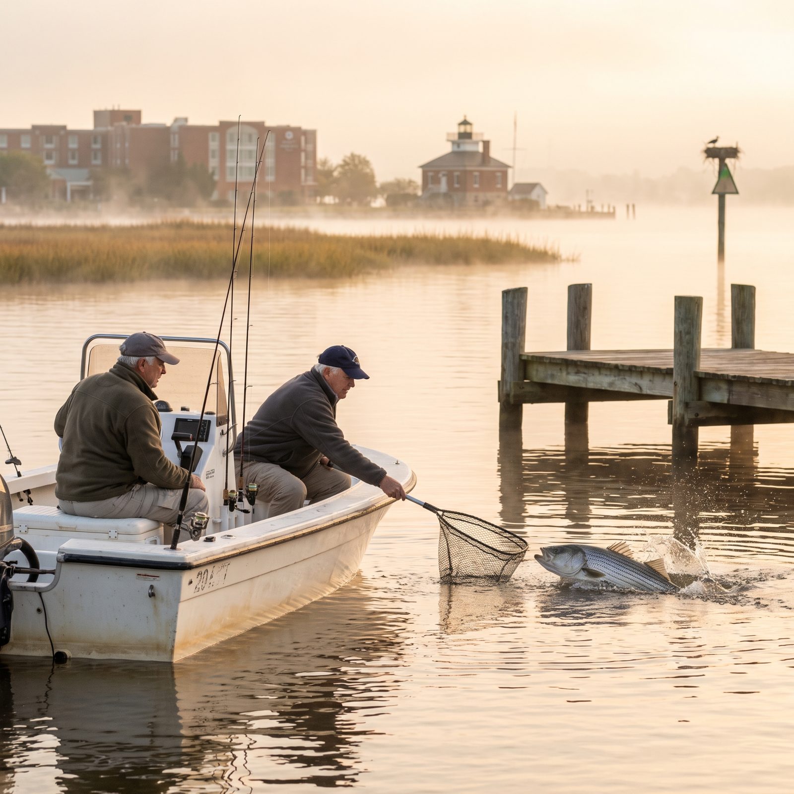 Cambridge, Maryland, Choptank River Fishing on the Eastern Shore