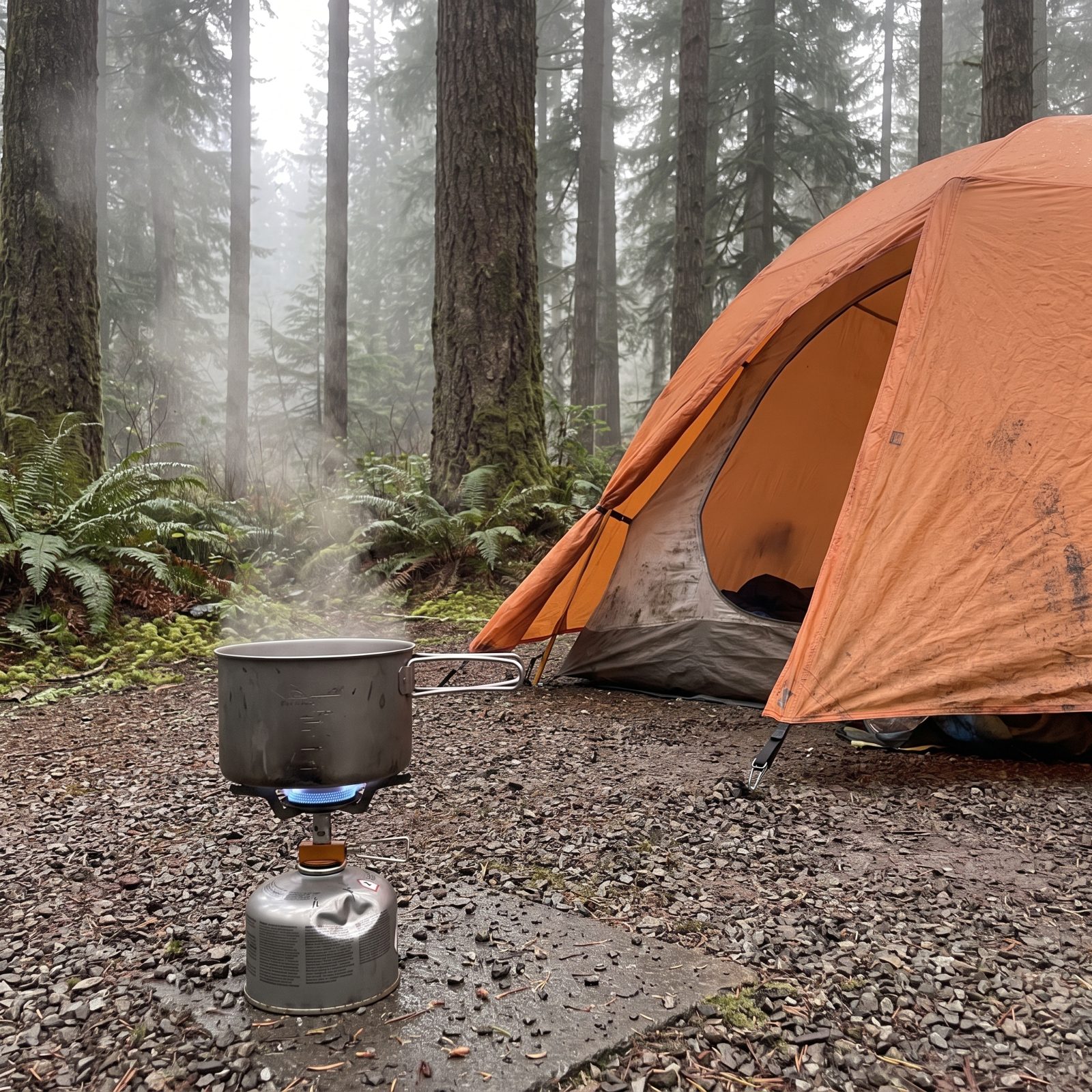A Camp Stove Never Enters a Tent or Vestibule