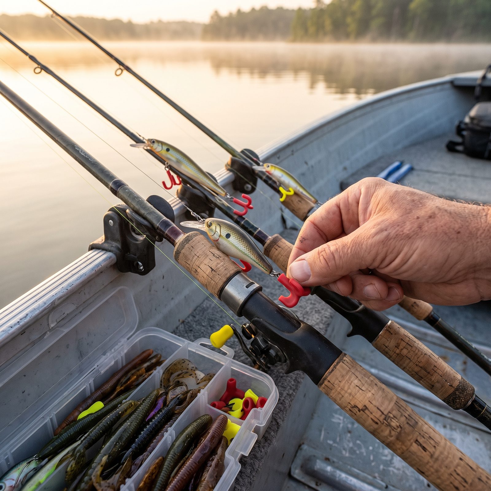 Cap Every Hook on a Rigged Rod Before Moving Between Spots