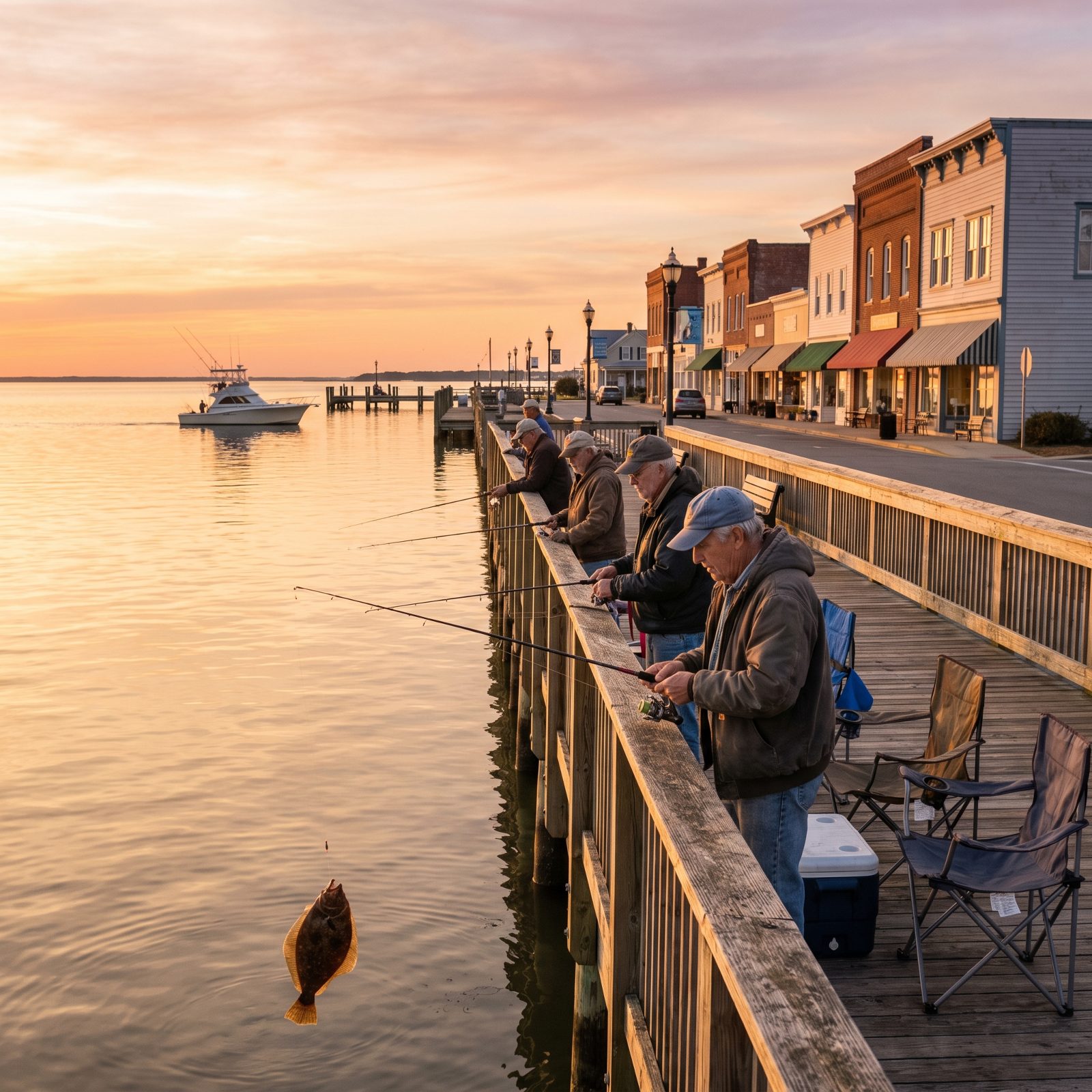 Cape Charles, Virginia, Gentle Chesapeake Bay Fishing From a Historic Shore Town