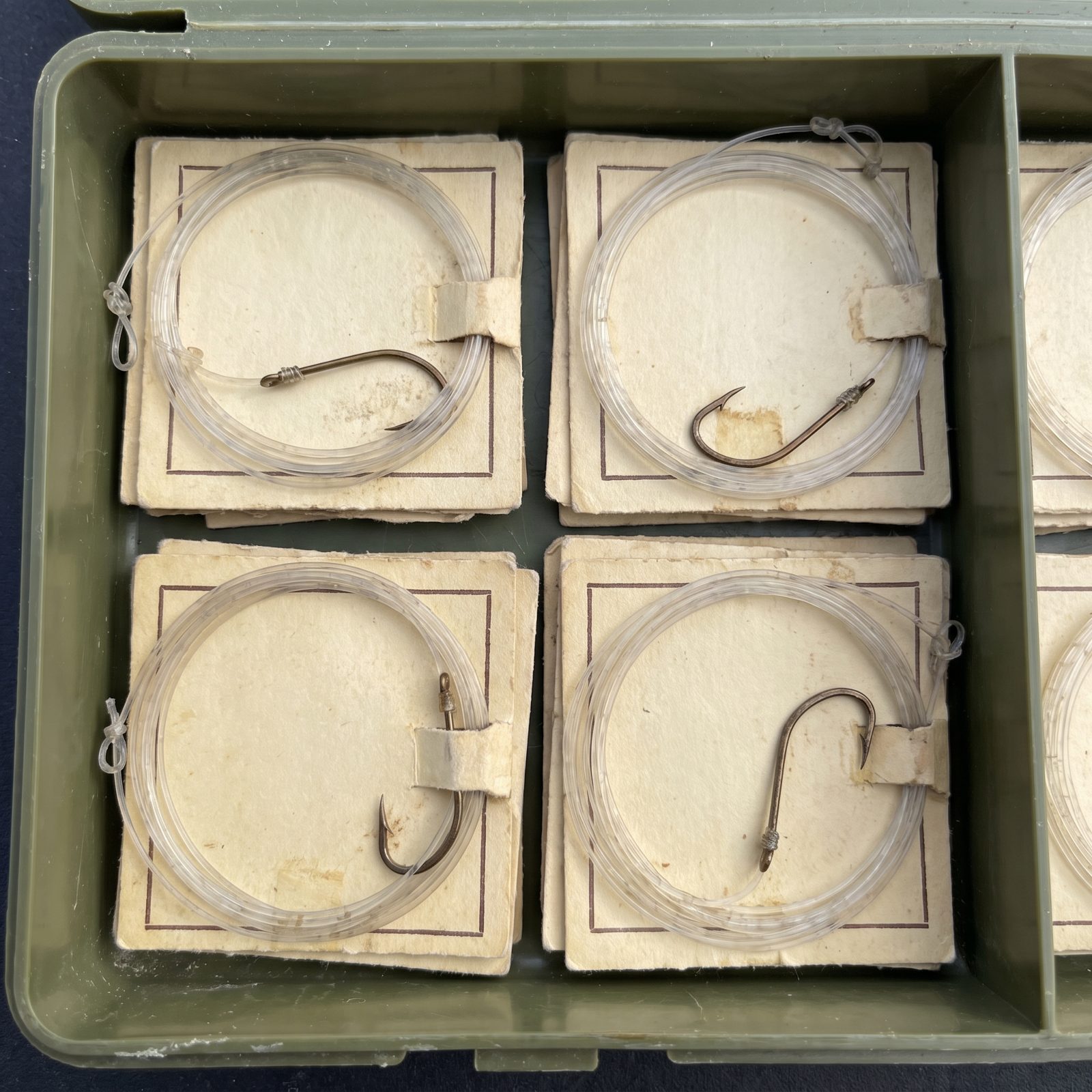 Cardboard Packets of Ready-Snelled Hooks