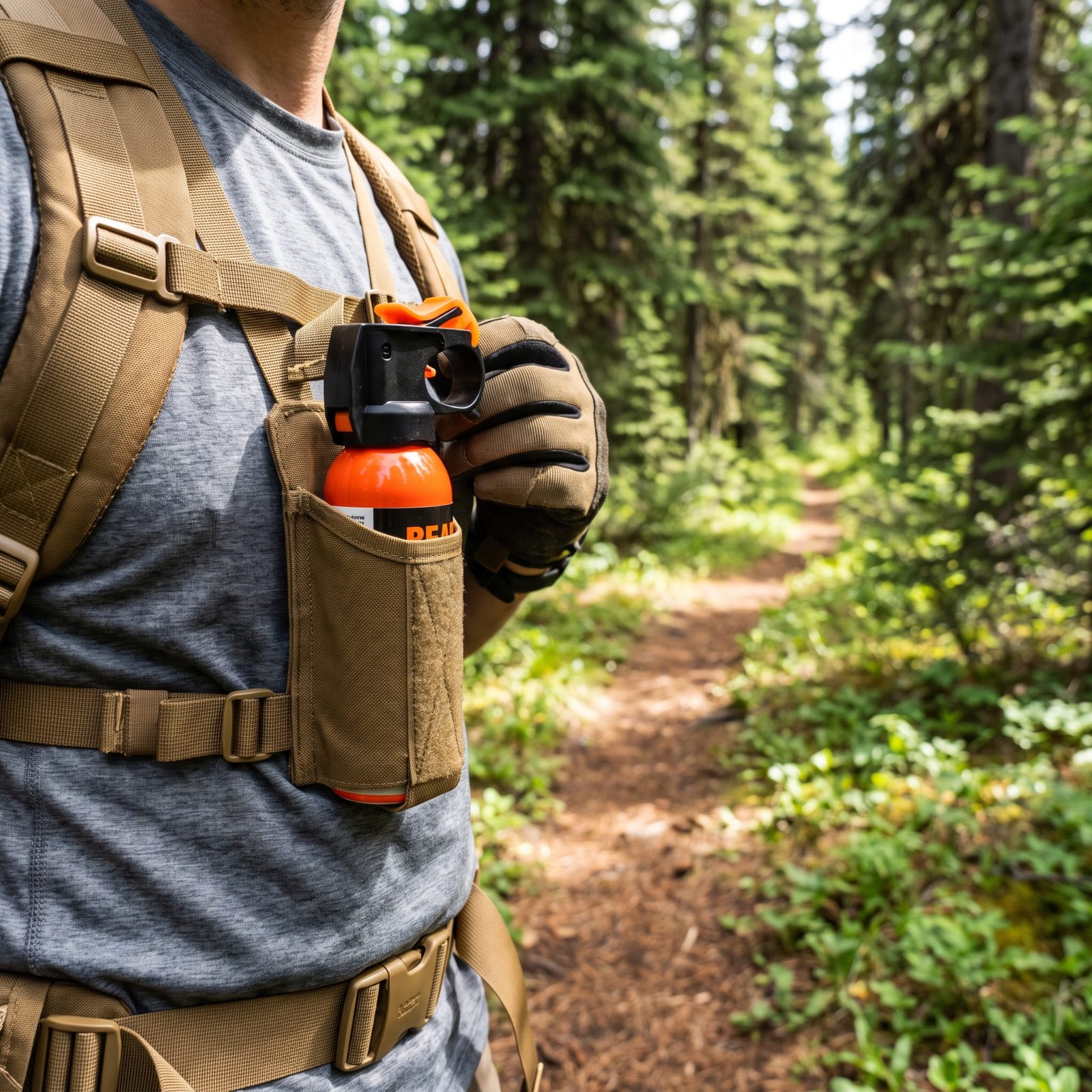Carry Bear Spray on Your Body, Never Buried in the Pack