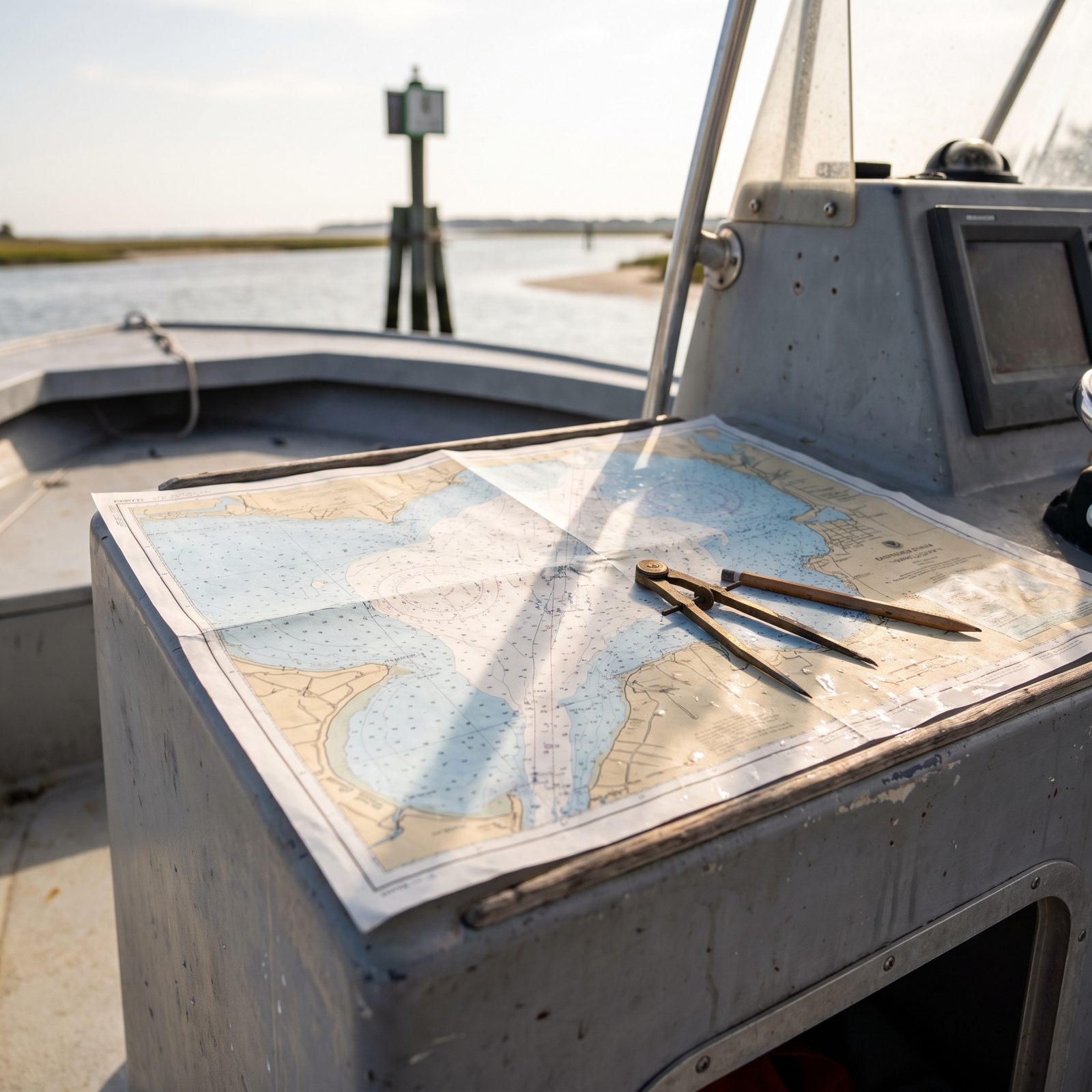 Carry a Folded Waterproof Paper Chart as a No-Power Backup