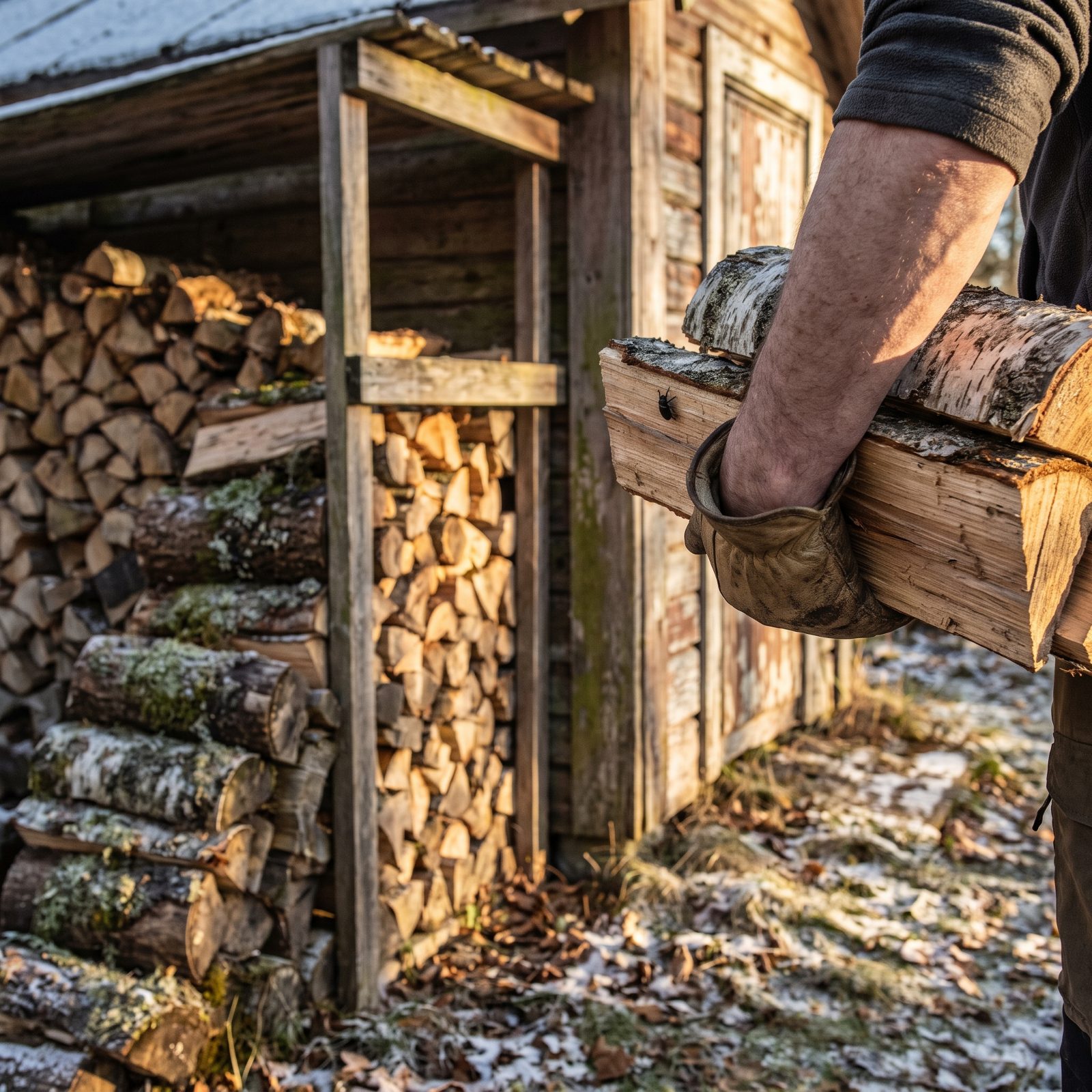 Carry In Only One Night's Firewood at a Time