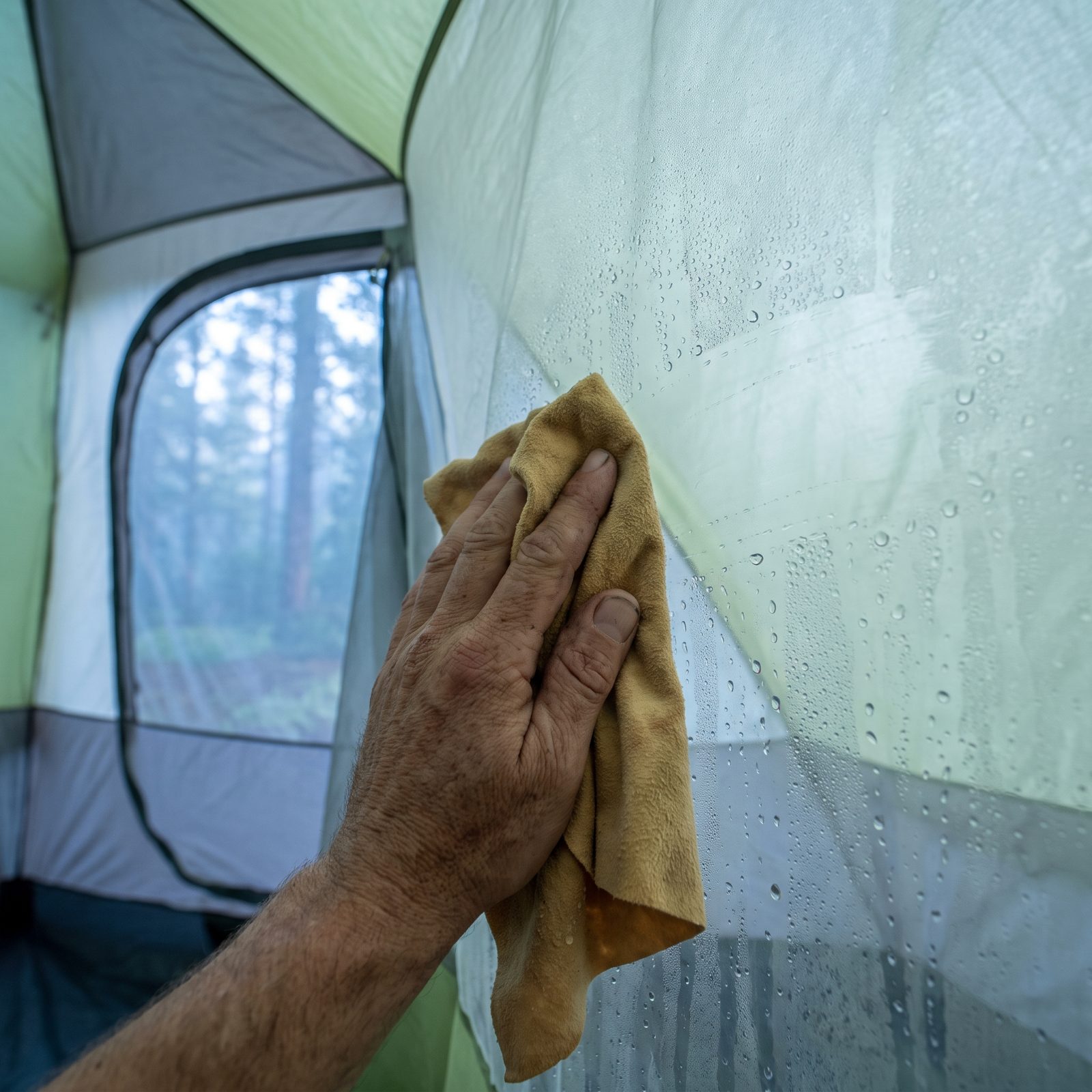 The Chamois That Wipes Your Tent Dry and Packs to Nothing