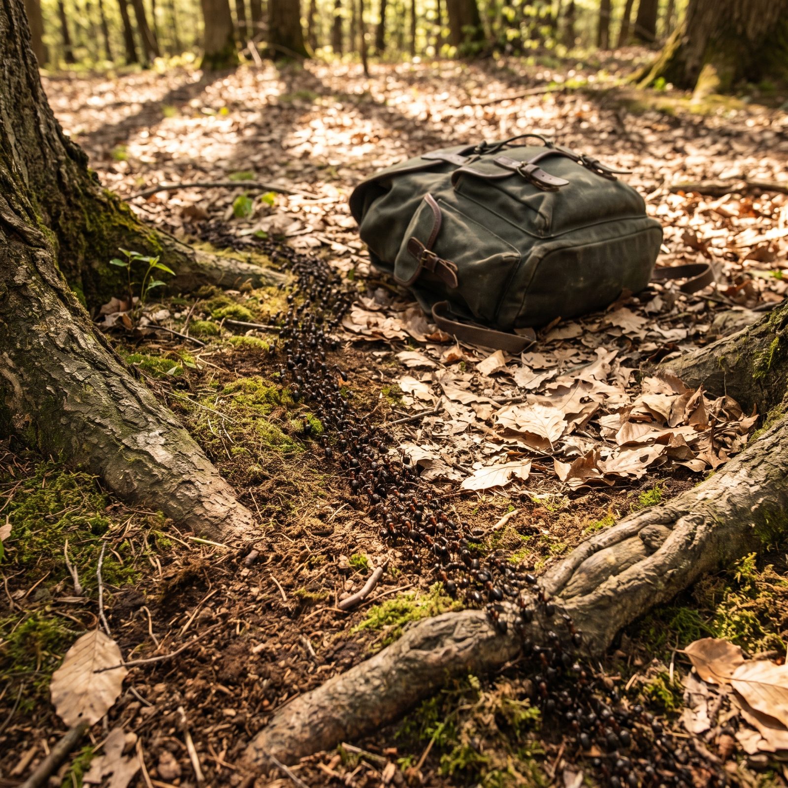 Check for Ant Trails Before Setting Down a Pack