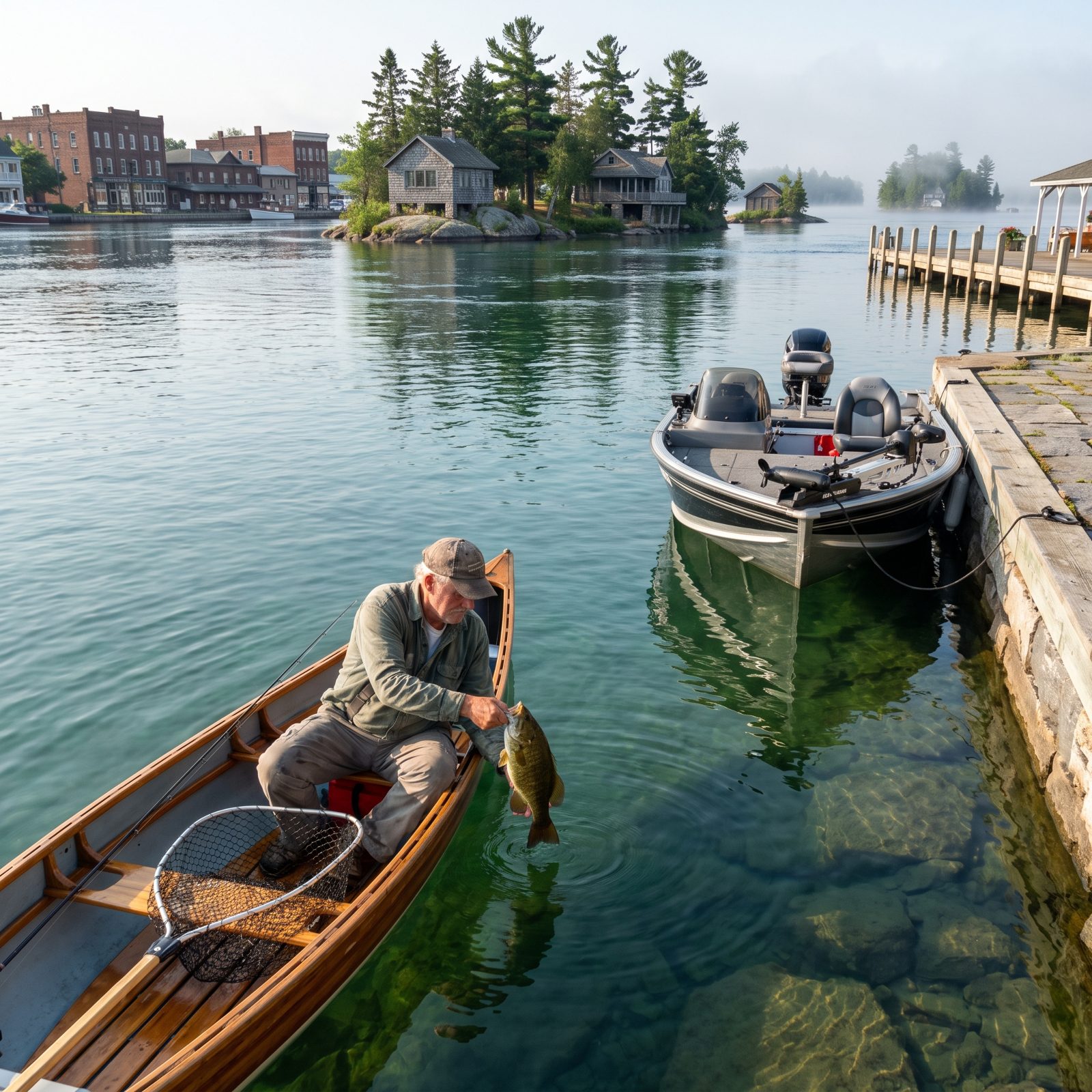 Clayton, New York, Smallmouth Bass and Muskie in the Thousand Islands