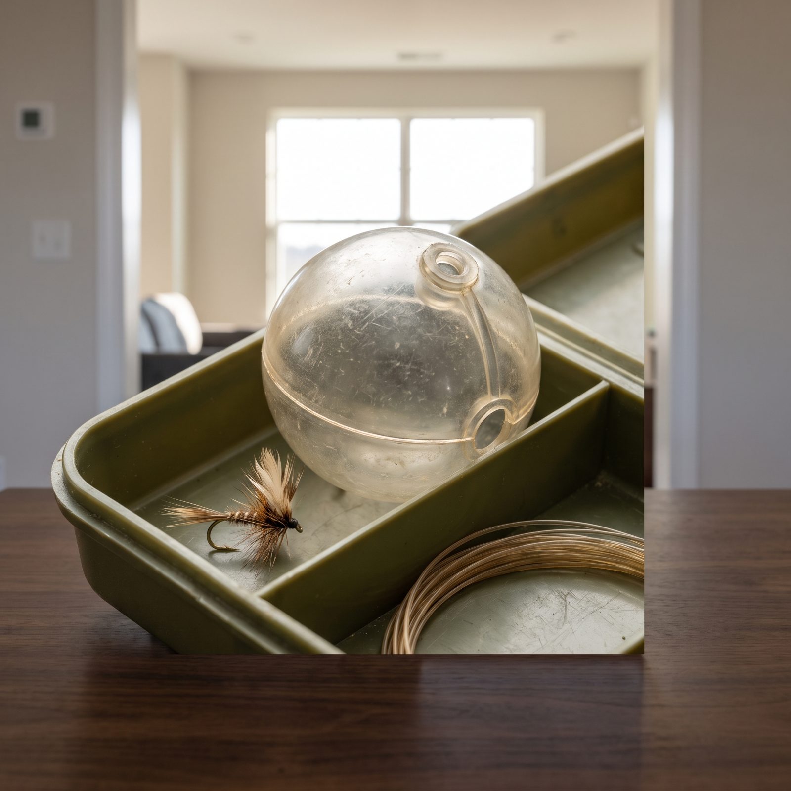 A Clear Casting Bubble for Throwing Flies on a Spinning Rod