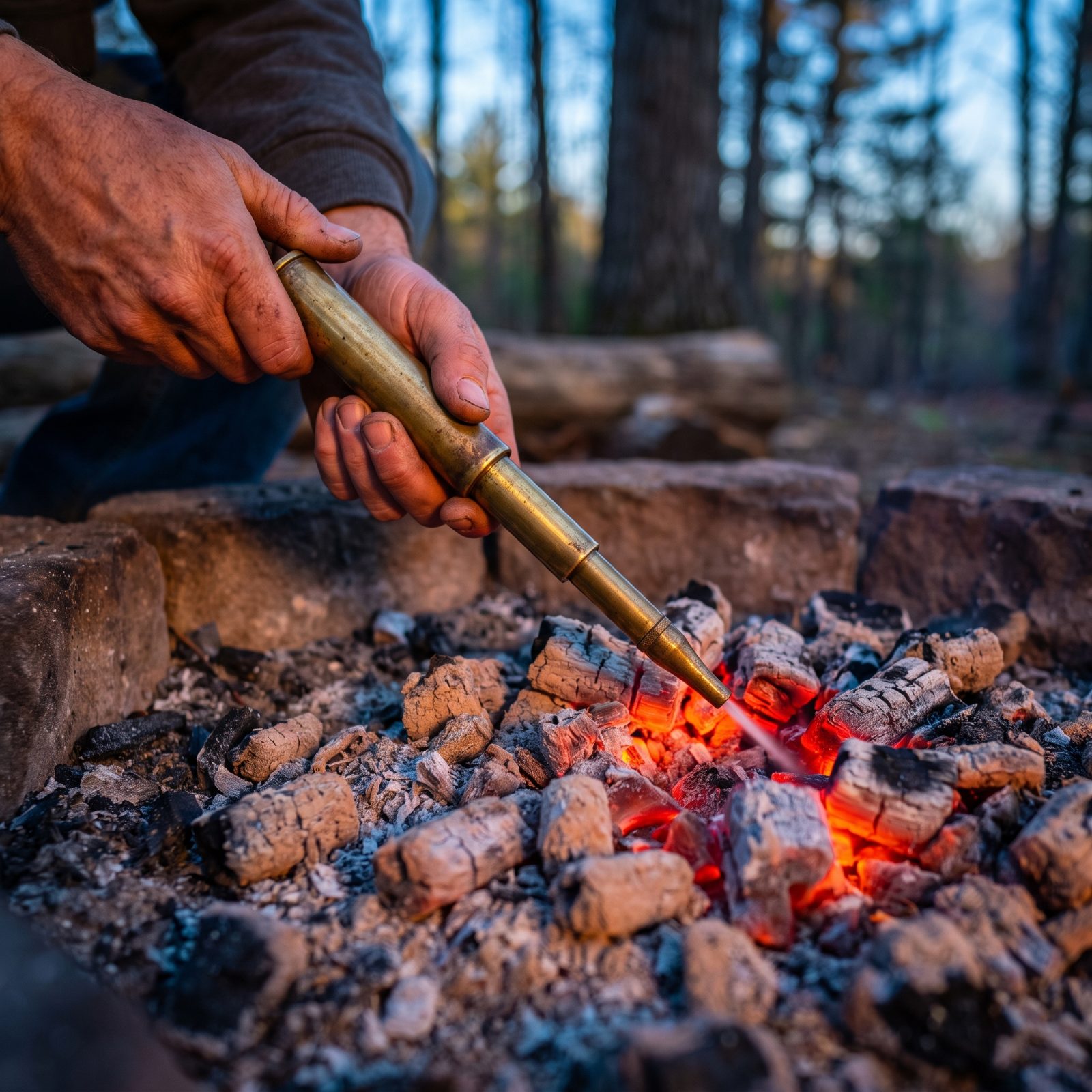 The Collapsing Bellows That Wakes Up Dead Coals