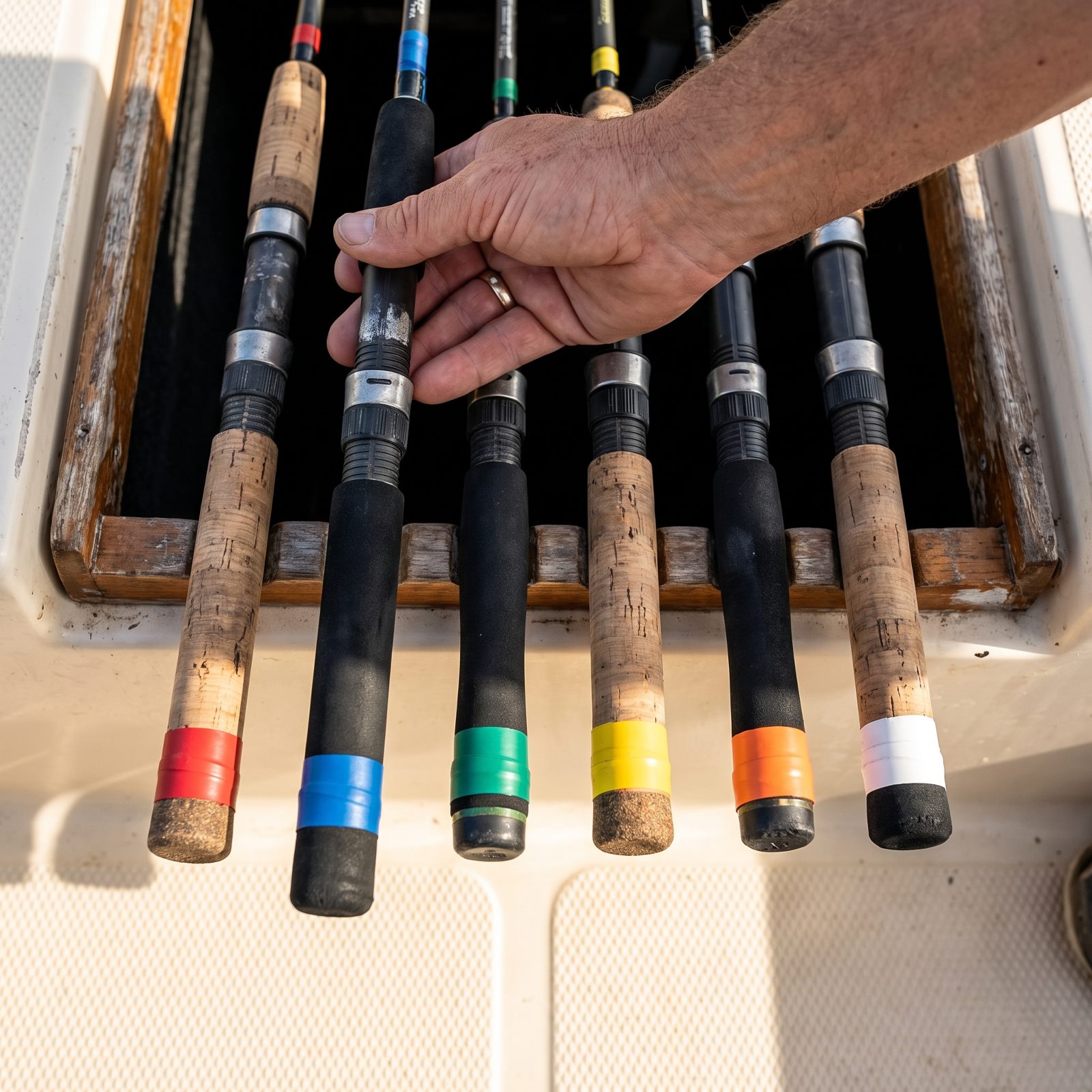 Color-Code Rod Butts by Technique Instead of Reading Tiny Labels