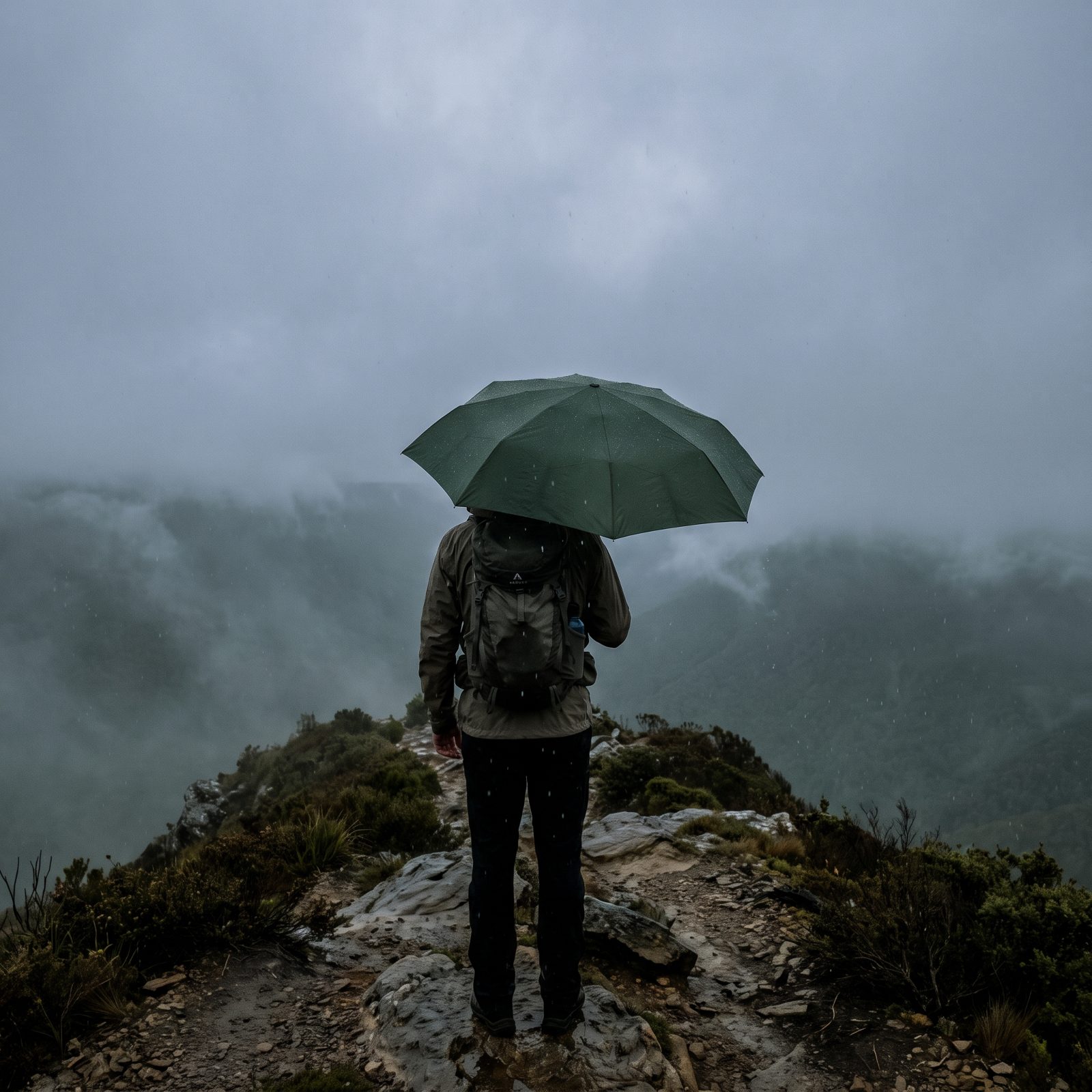 Compact Umbrella, Portable Shade and Rain Cover in One
