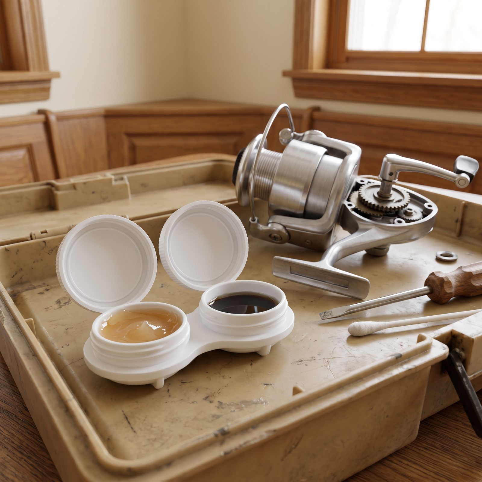 A Contact Lens Case for Tiny Portions of Reel Grease
