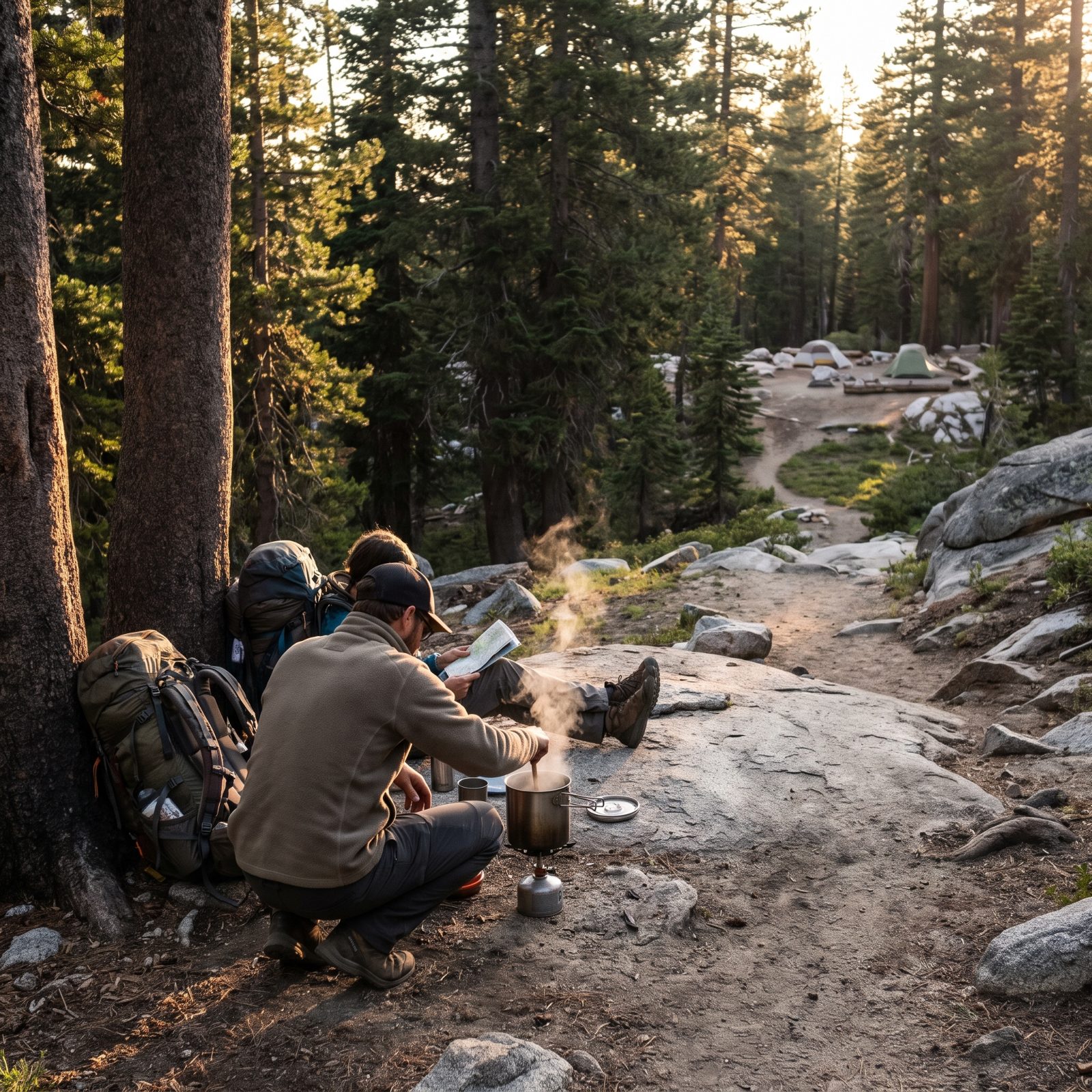 Dinner Happens Before the Last Campsite in Bear Country