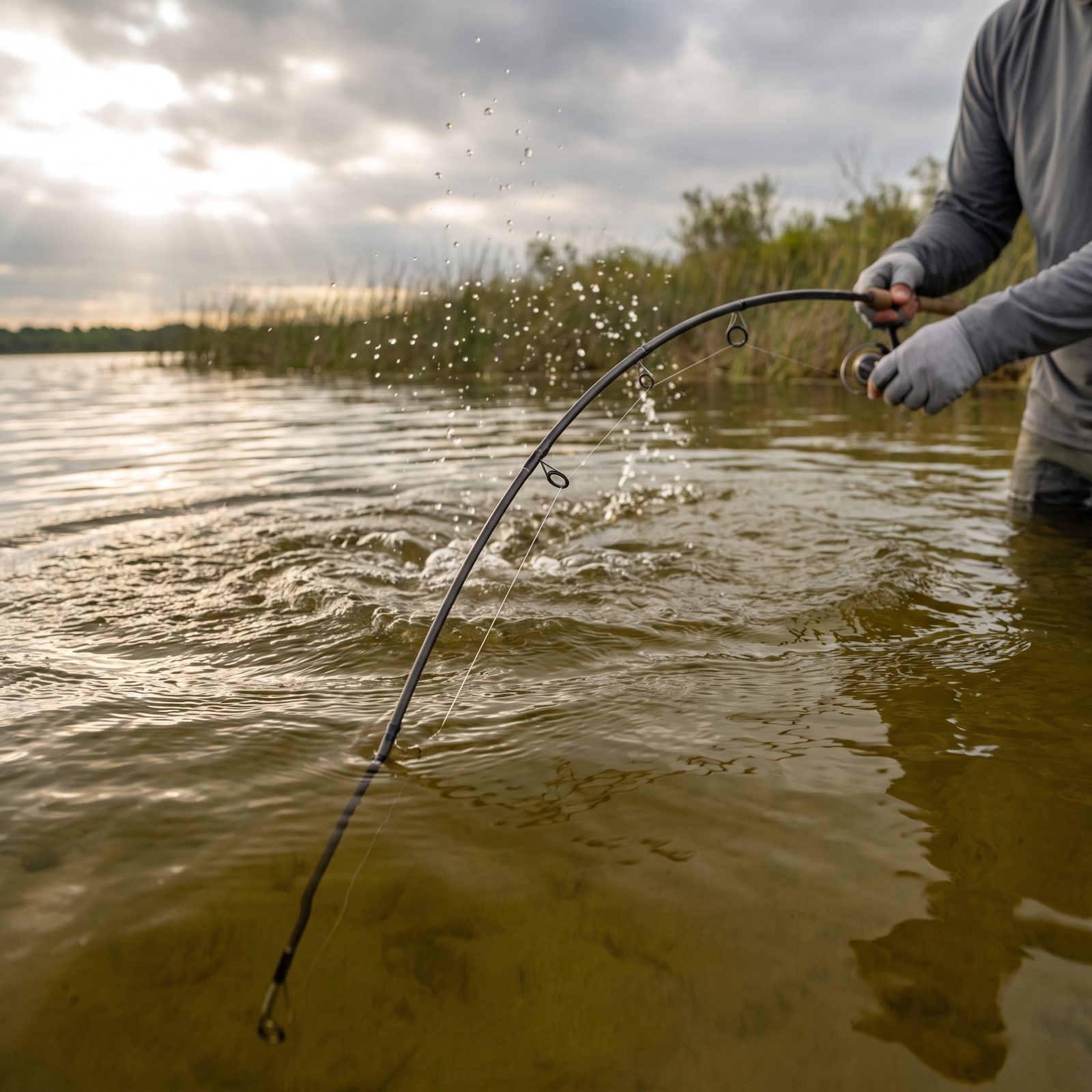 Dip the Rod Tip Underwater When a Fish Jumps to Reduce Thrown Hooks