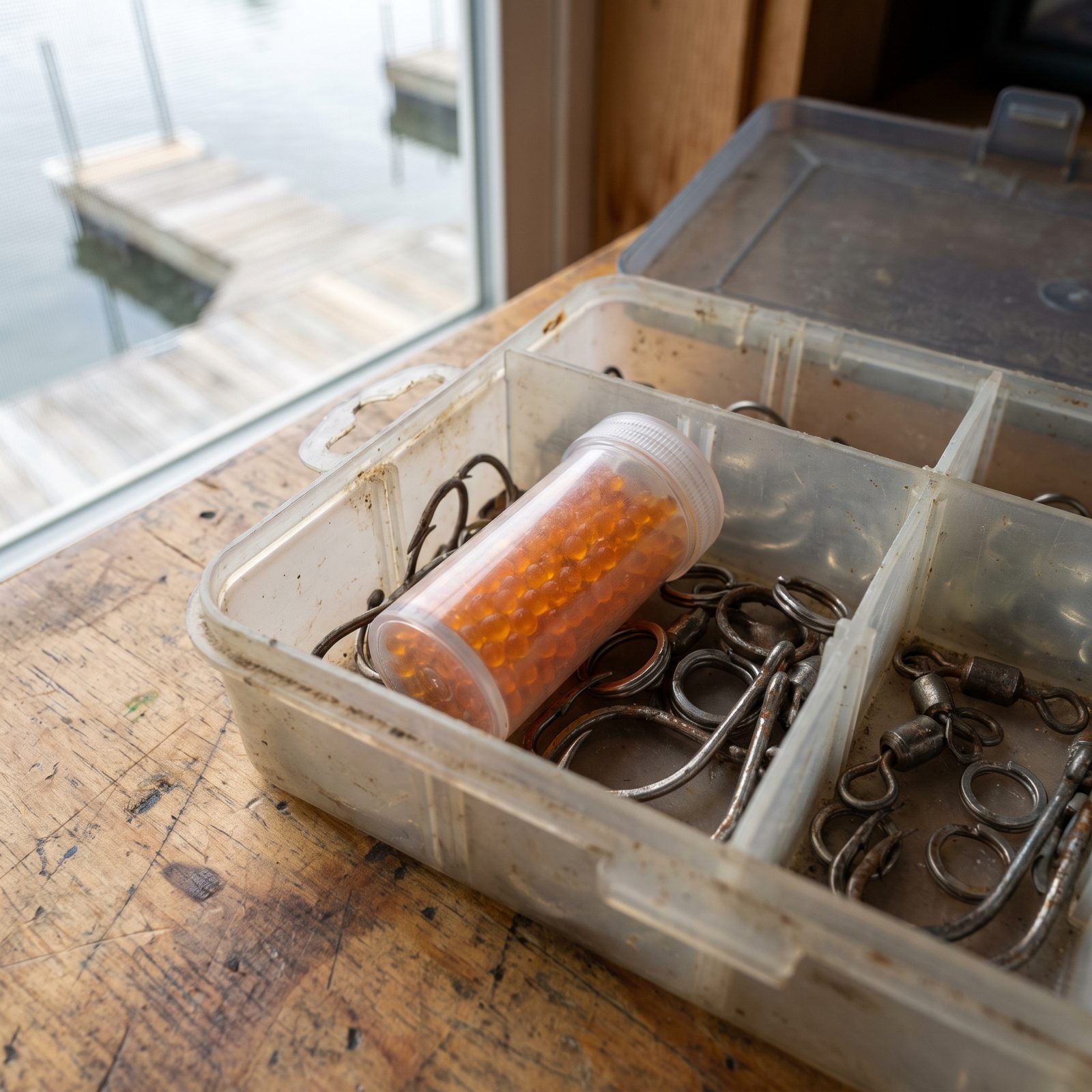 Drop a Rechargeable Desiccant Canister Into the Terminal-Tackle Box