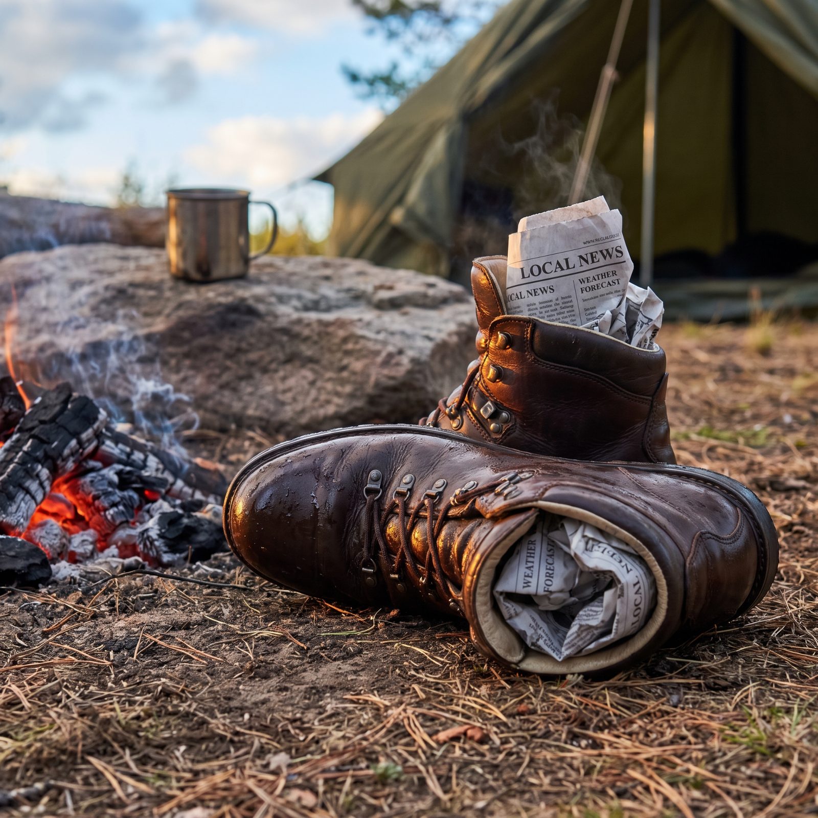 Drying Wet Boots Without Cracking the Leather