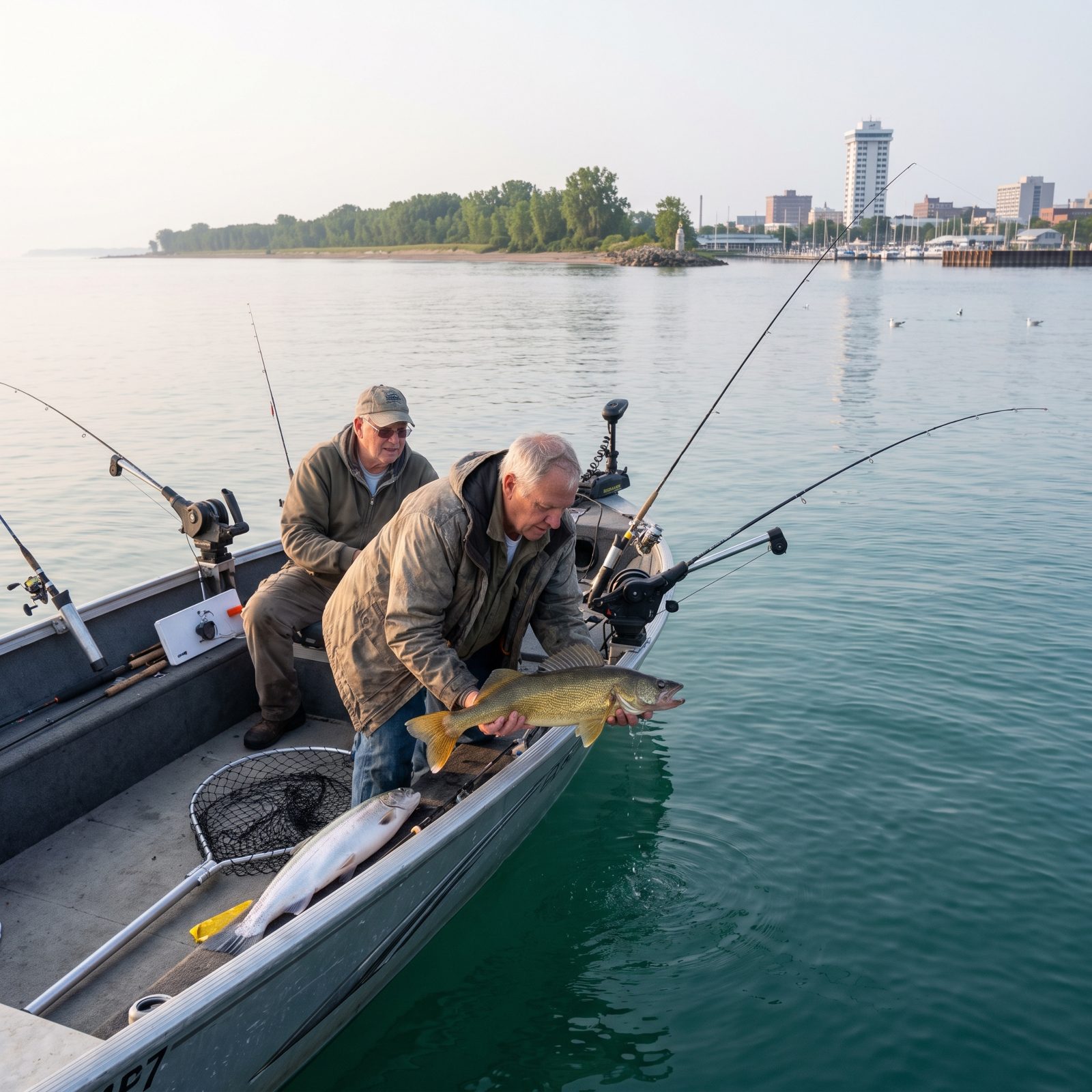 Erie, Pennsylvania, Walleye on the Lake and Steelhead in the Tributaries