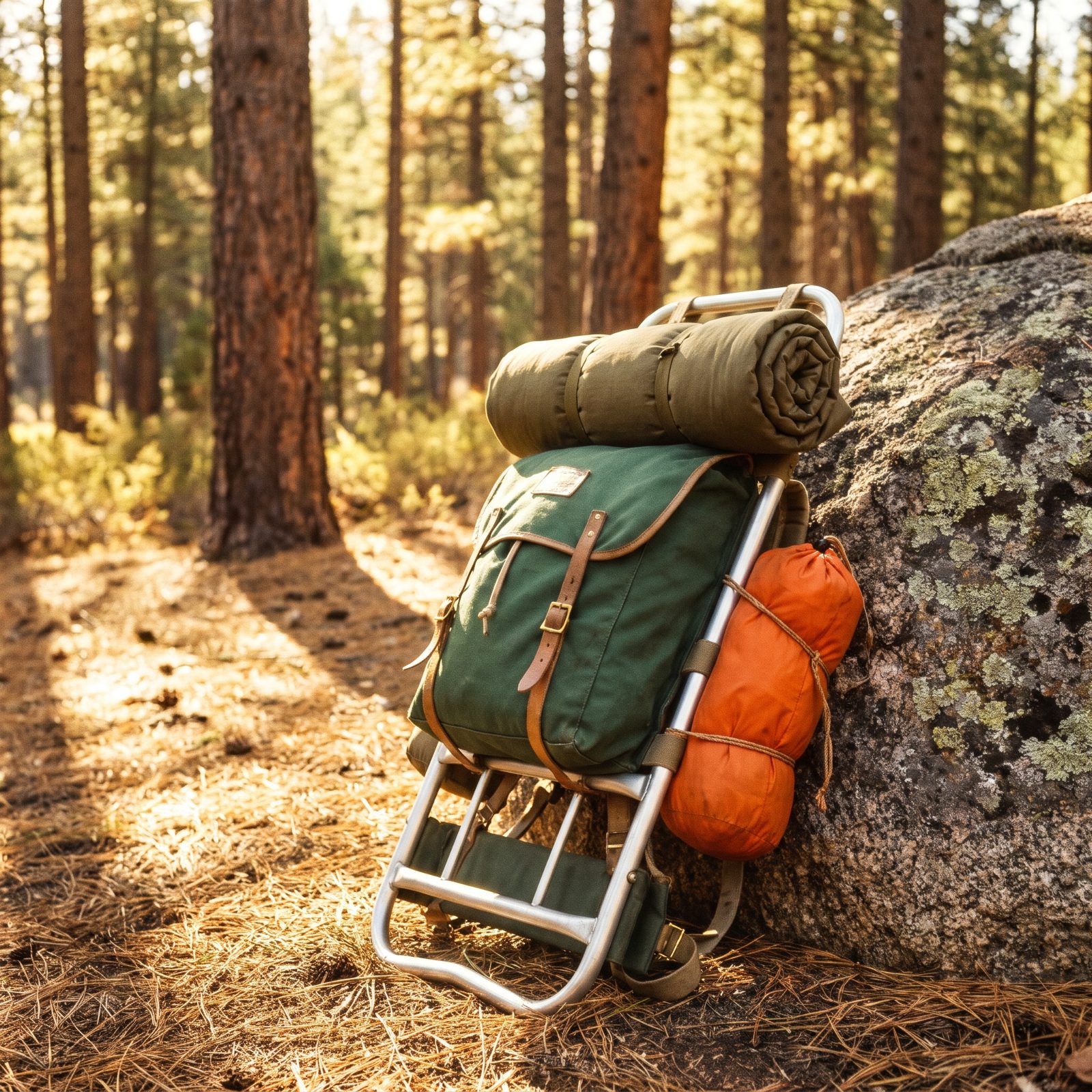 External-Frame Aluminum Packs That Rode High and Proud