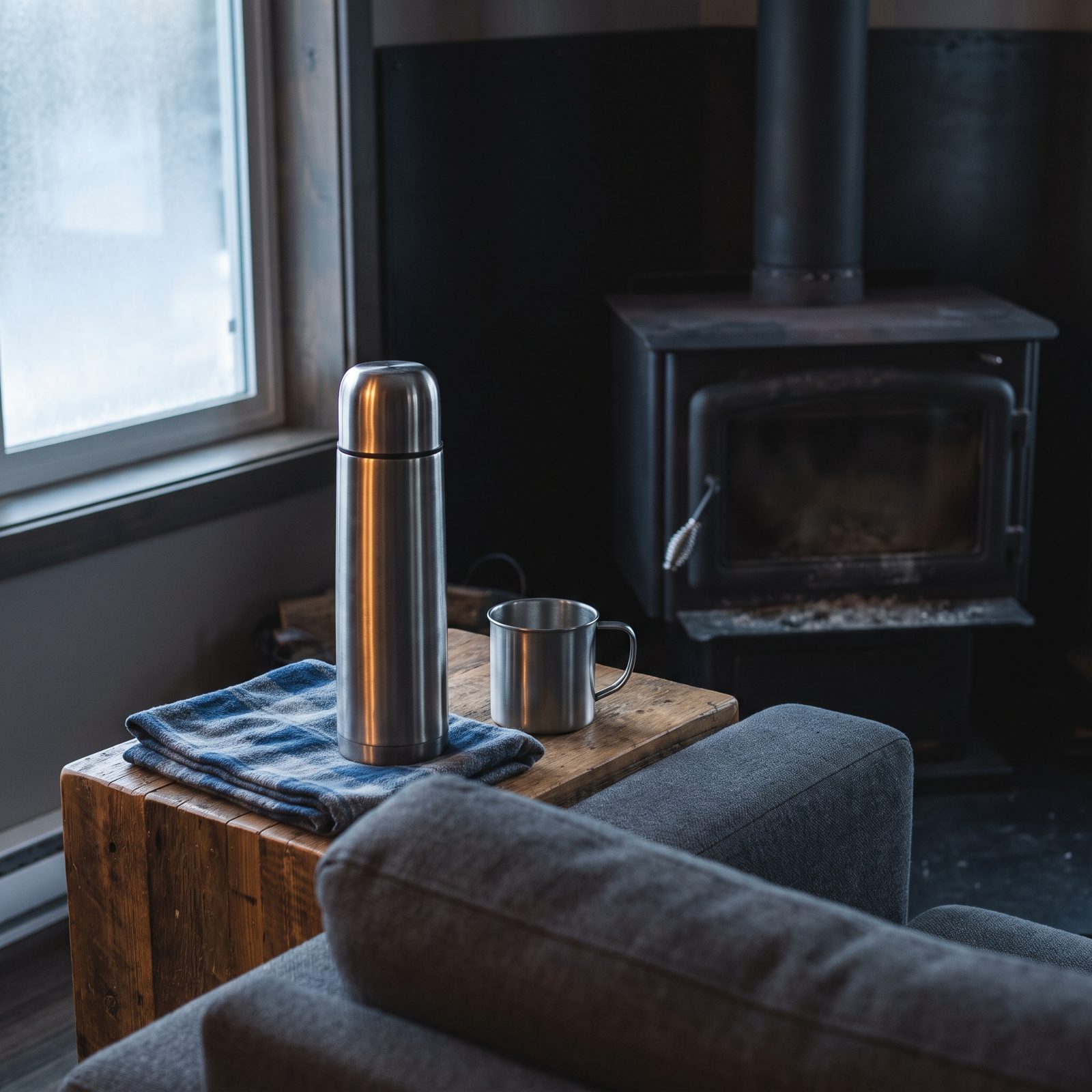Fill a Thermos With Hot Water Before Bed
