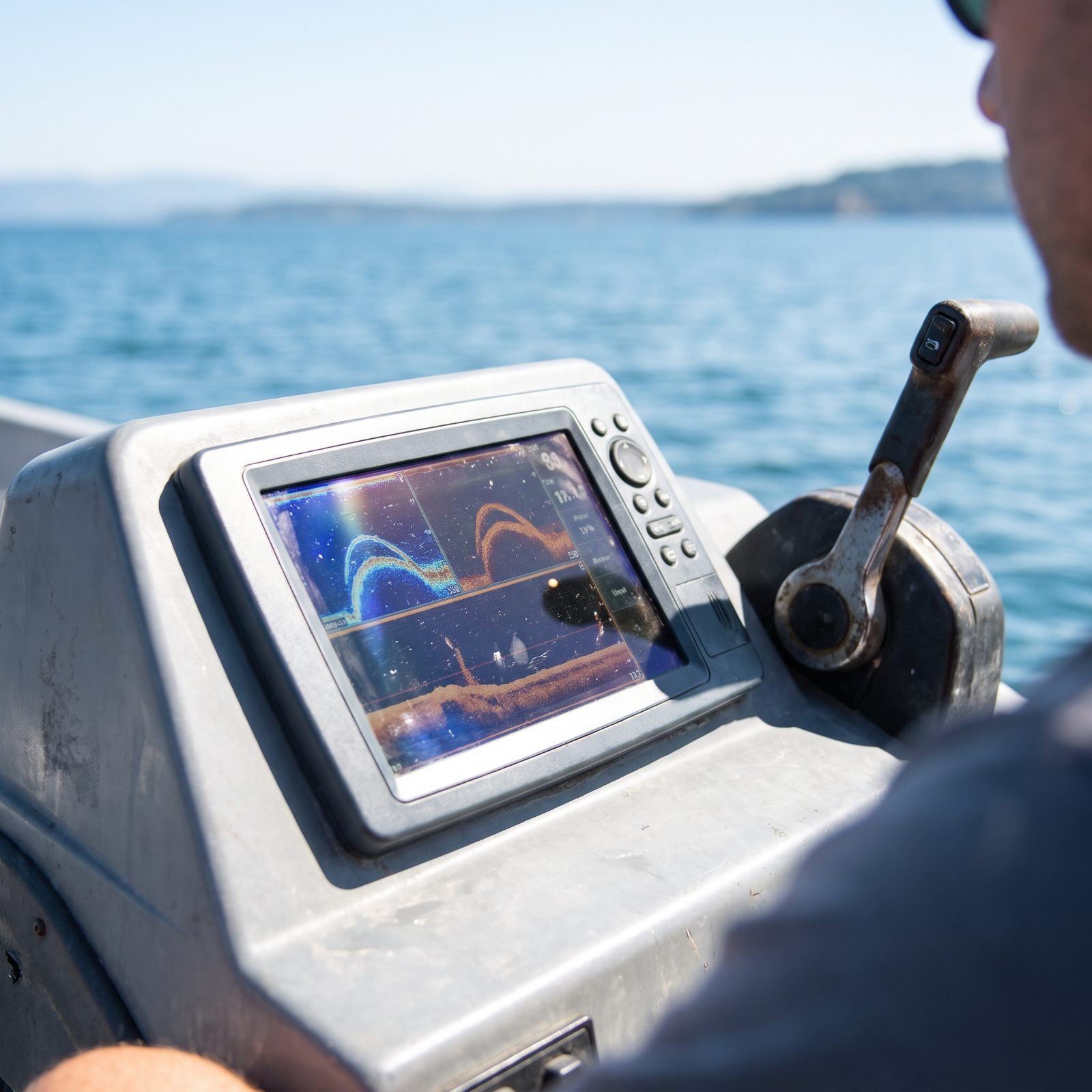 The Fish Finder Shows Arches, and Hope Does the Rest