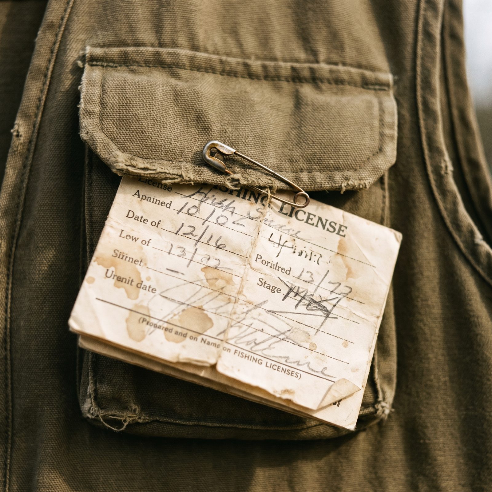A Fishing License Cost a Few Dollars and Came on Paper