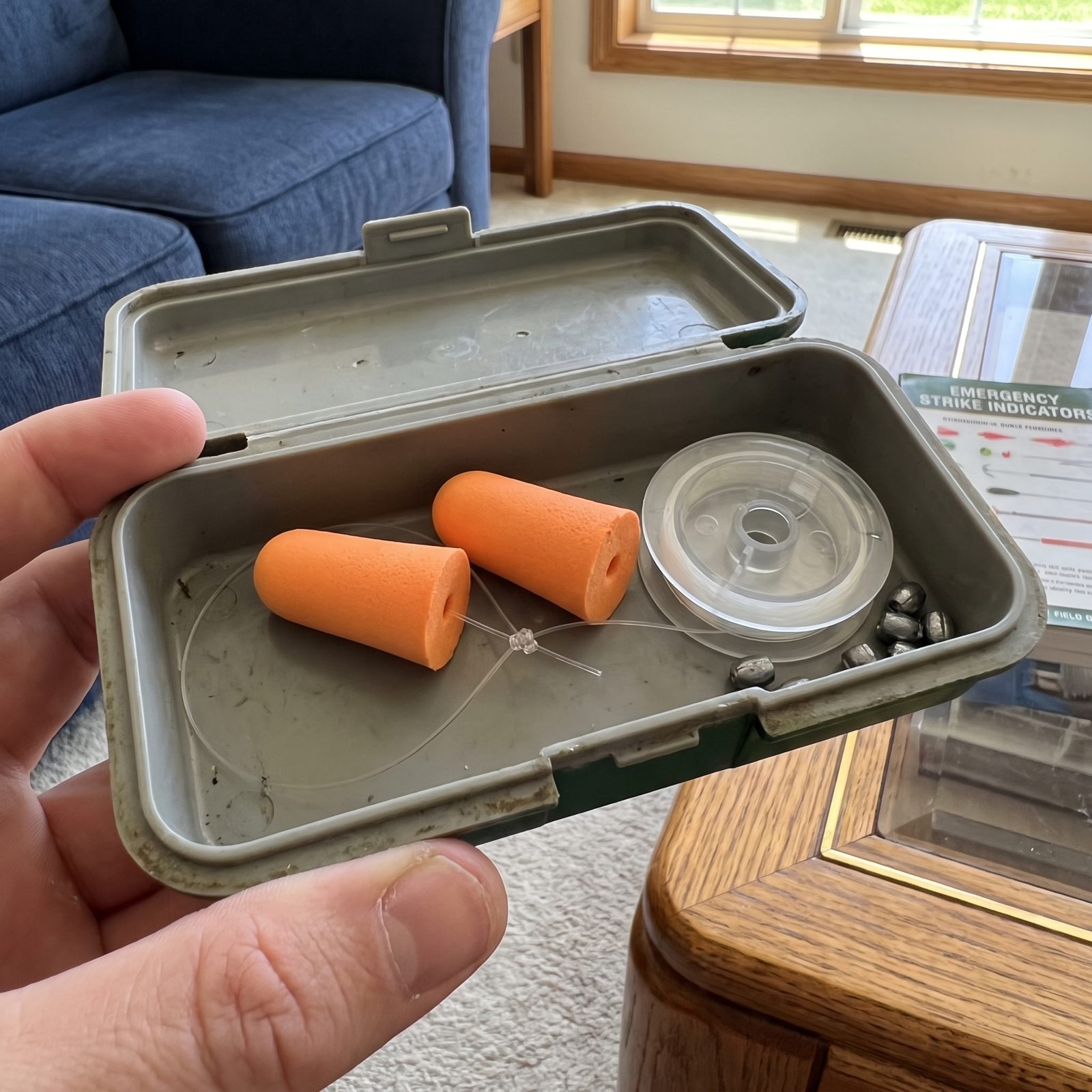 Foam Earplugs as Emergency Strike Indicators