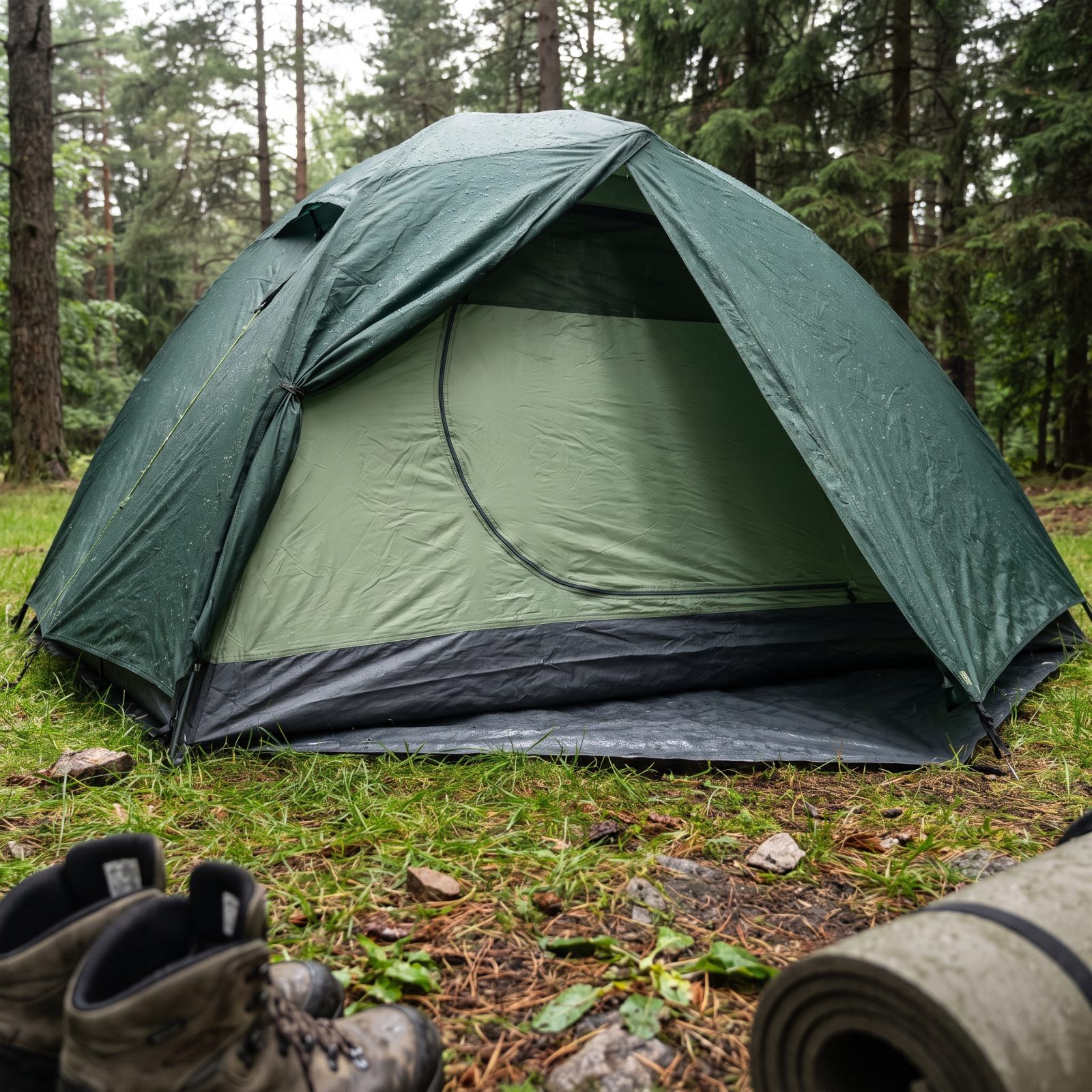 Fold the Groundsheet Fully Beneath the Tent Floor