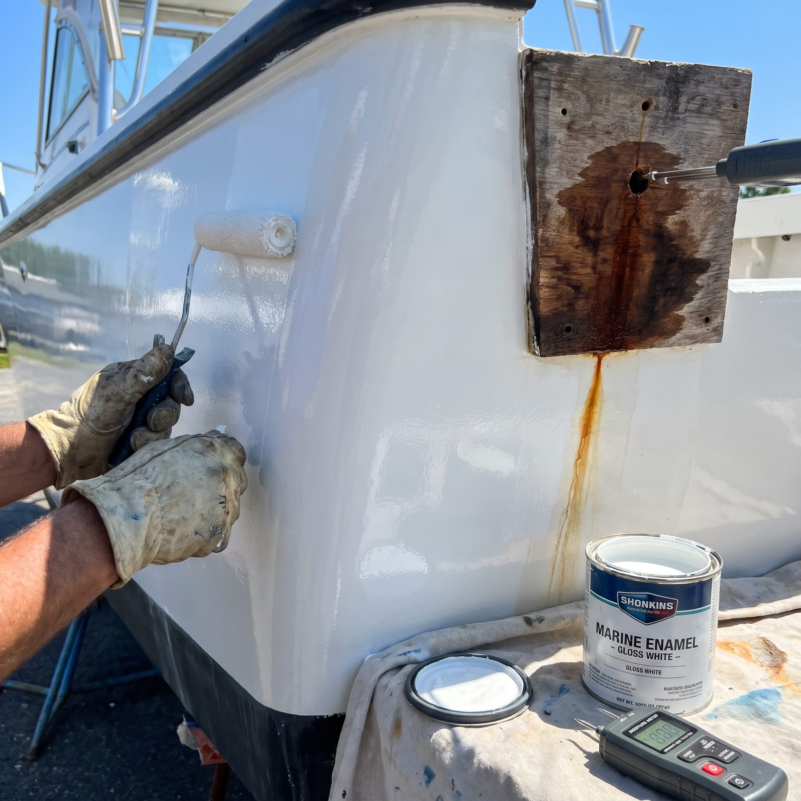 Fresh Paint Feels Easier Than Probing the Transom