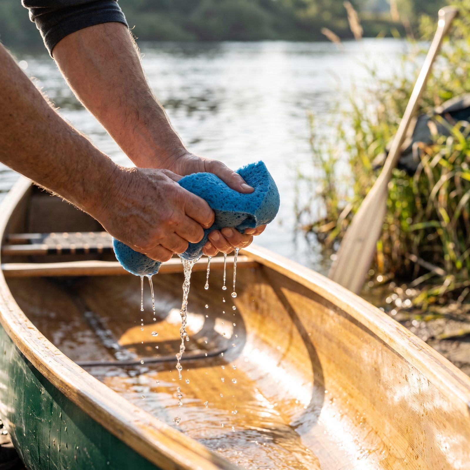 A Grout Sponge That Bails Water and Dries Your Gear