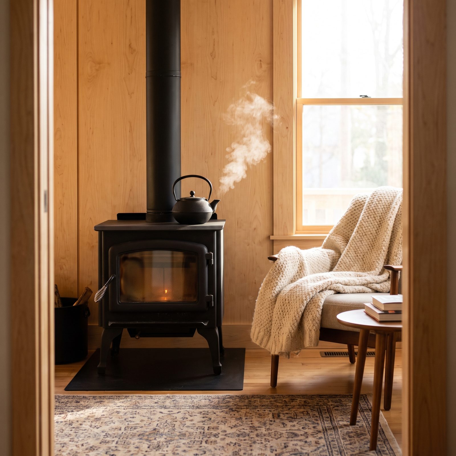 Keep a Kettle Sitting on the Woodstove