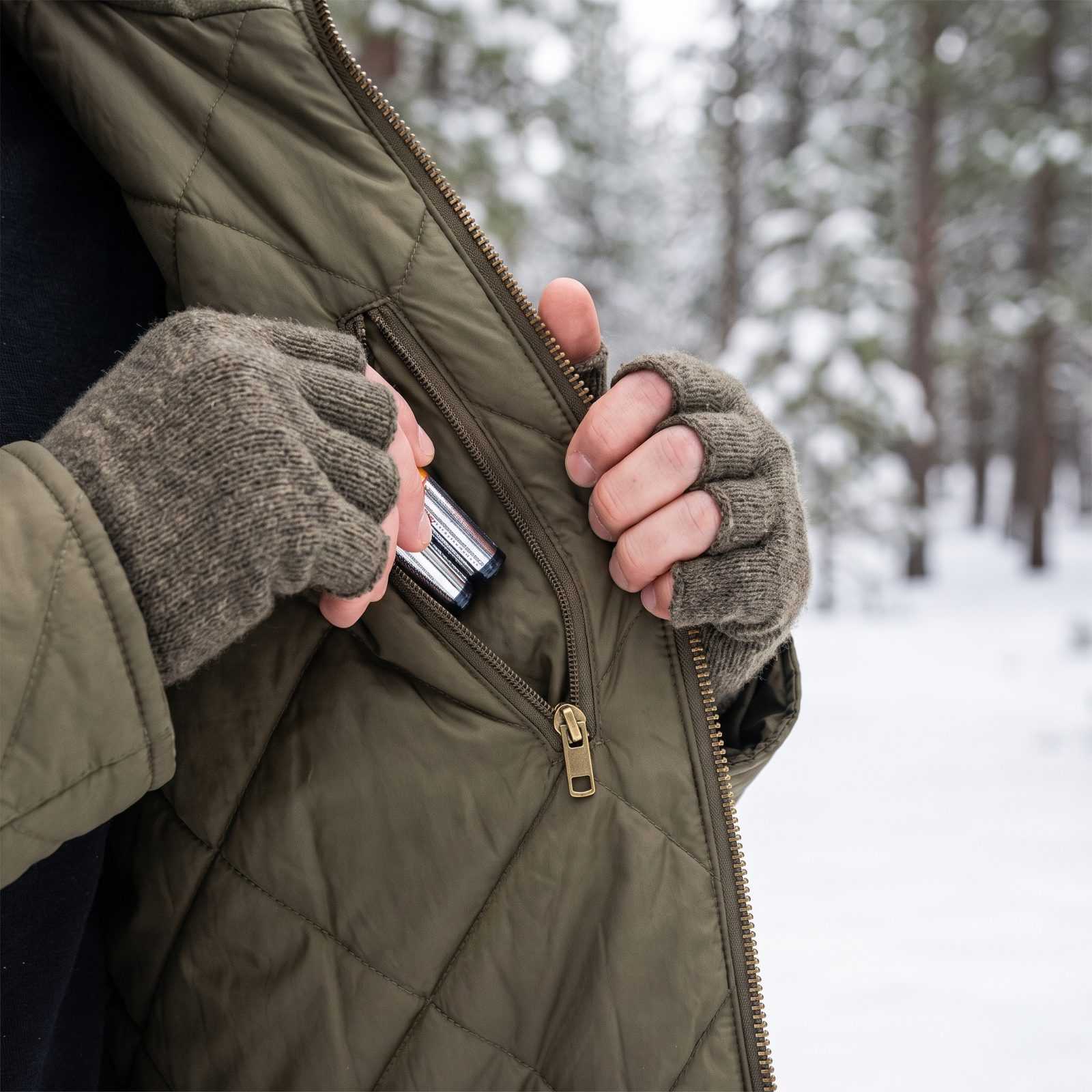Keep Spare Batteries Inside Your Coat to Preserve Their Charge