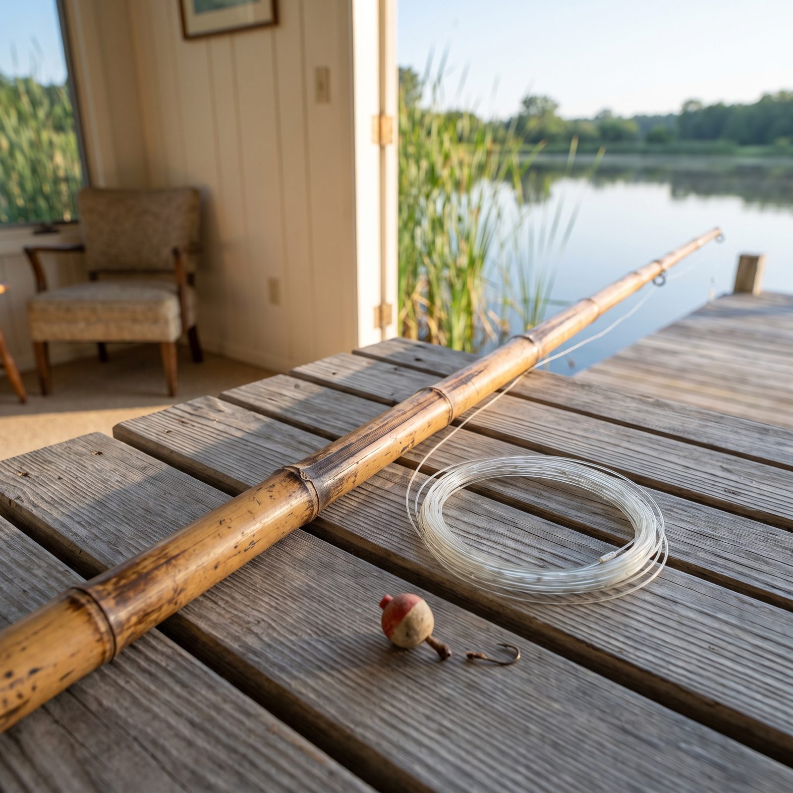 Keep Your Cane-Pole Line Shorter Than the Pole Itself