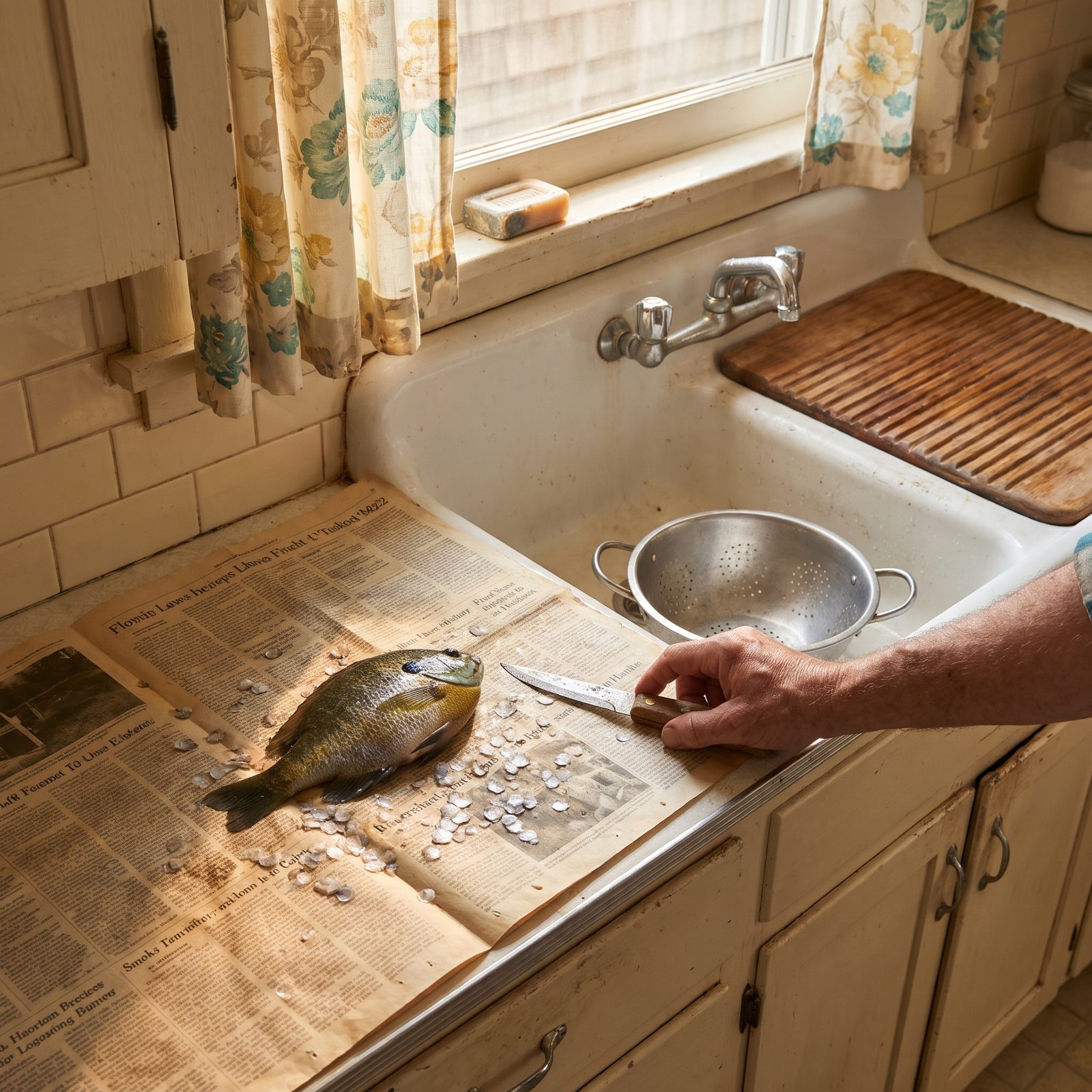 Learning to Clean a Fish at the Kitchen Sink