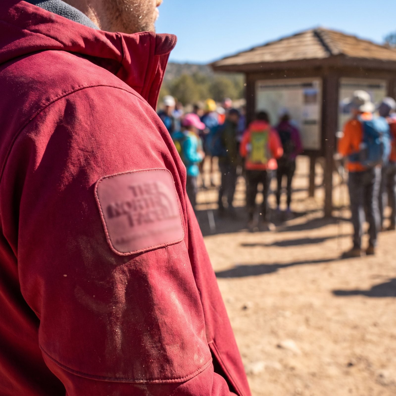 The Logo Gets Bigger When the Trailhead Gets Busier