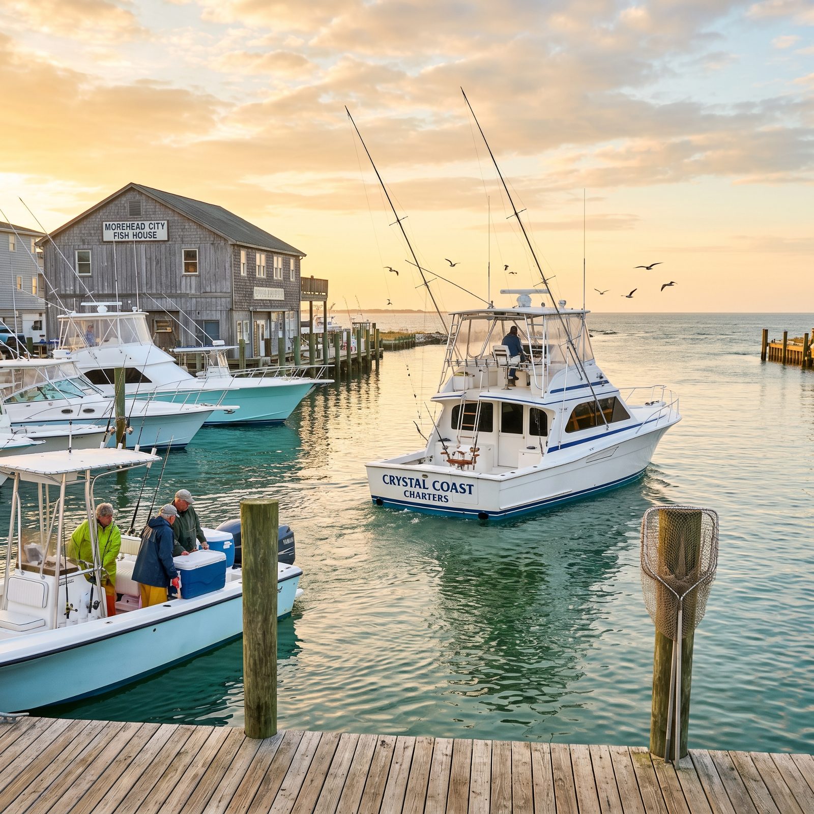 Morehead City, North Carolina, Nearshore and Offshore Fishing From the Crystal Coast