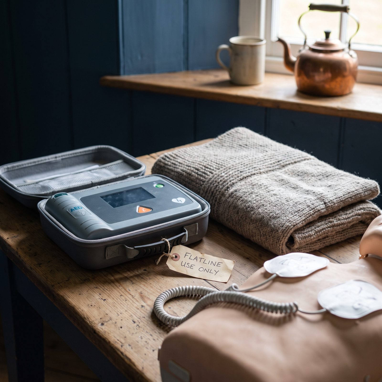Myth: Defibrillator Paddles Restart a Flatline