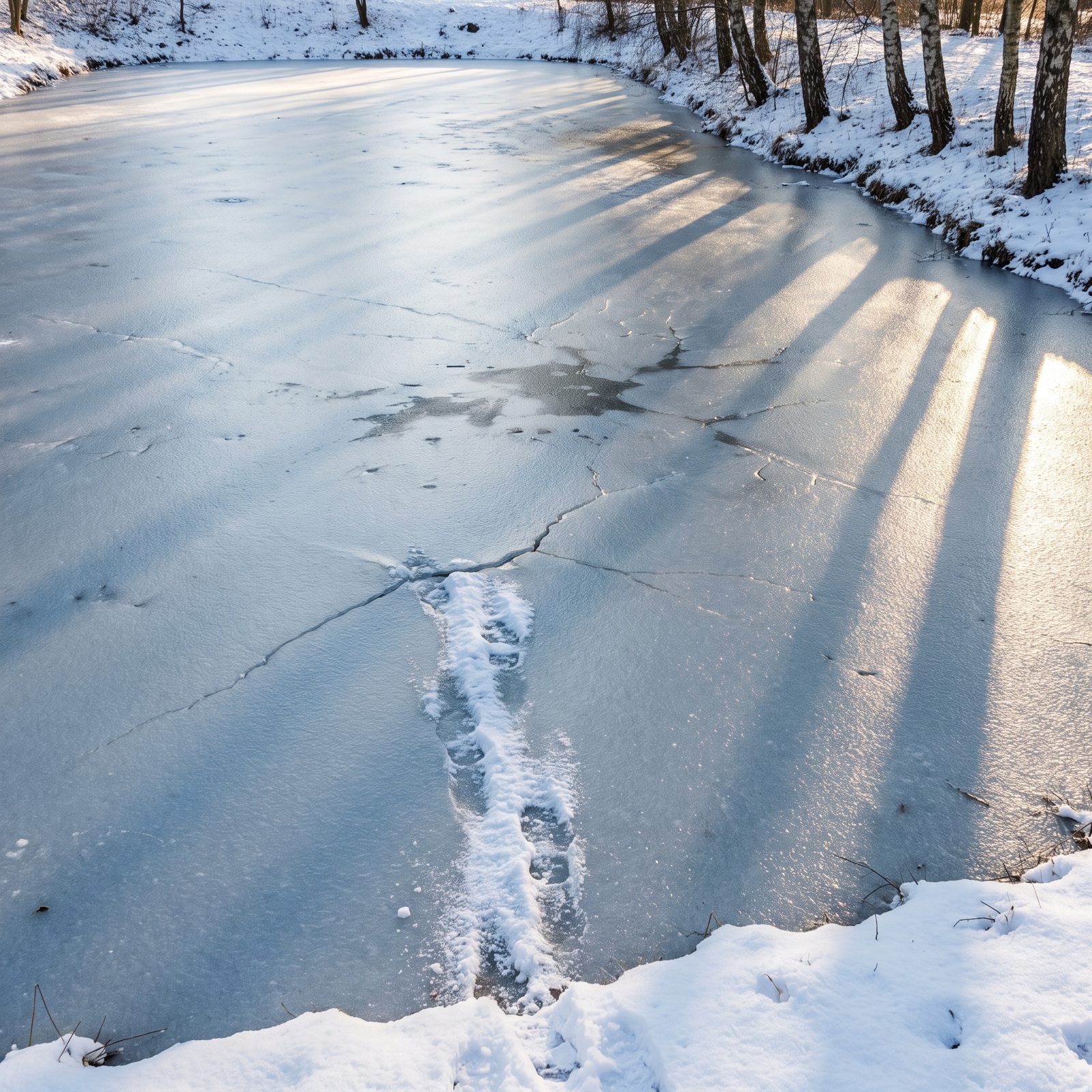 The Myth That Running Across Thin Ice Spreads Your Weight