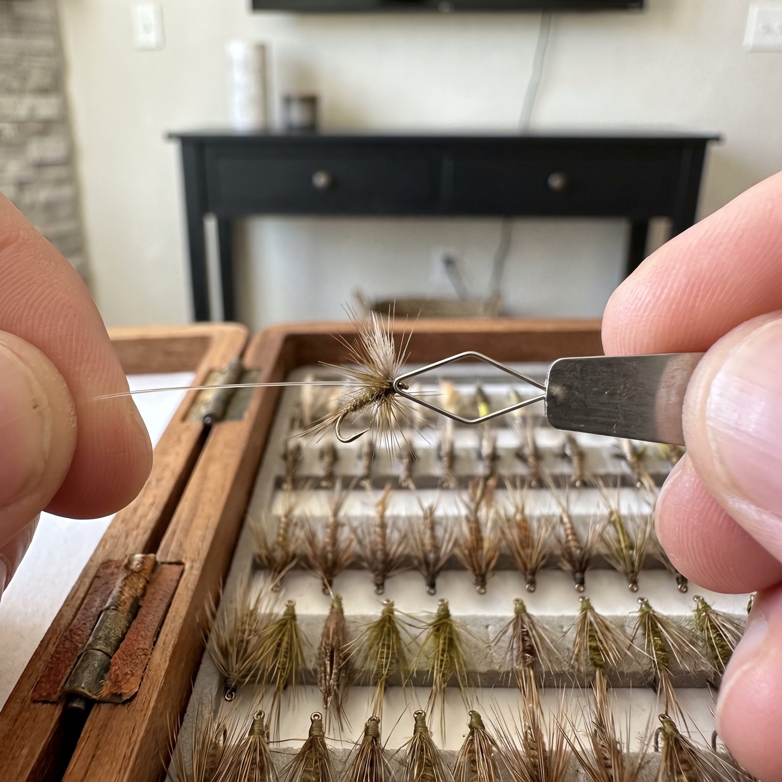 A Needle Threader for Tiny Hook Eyes
