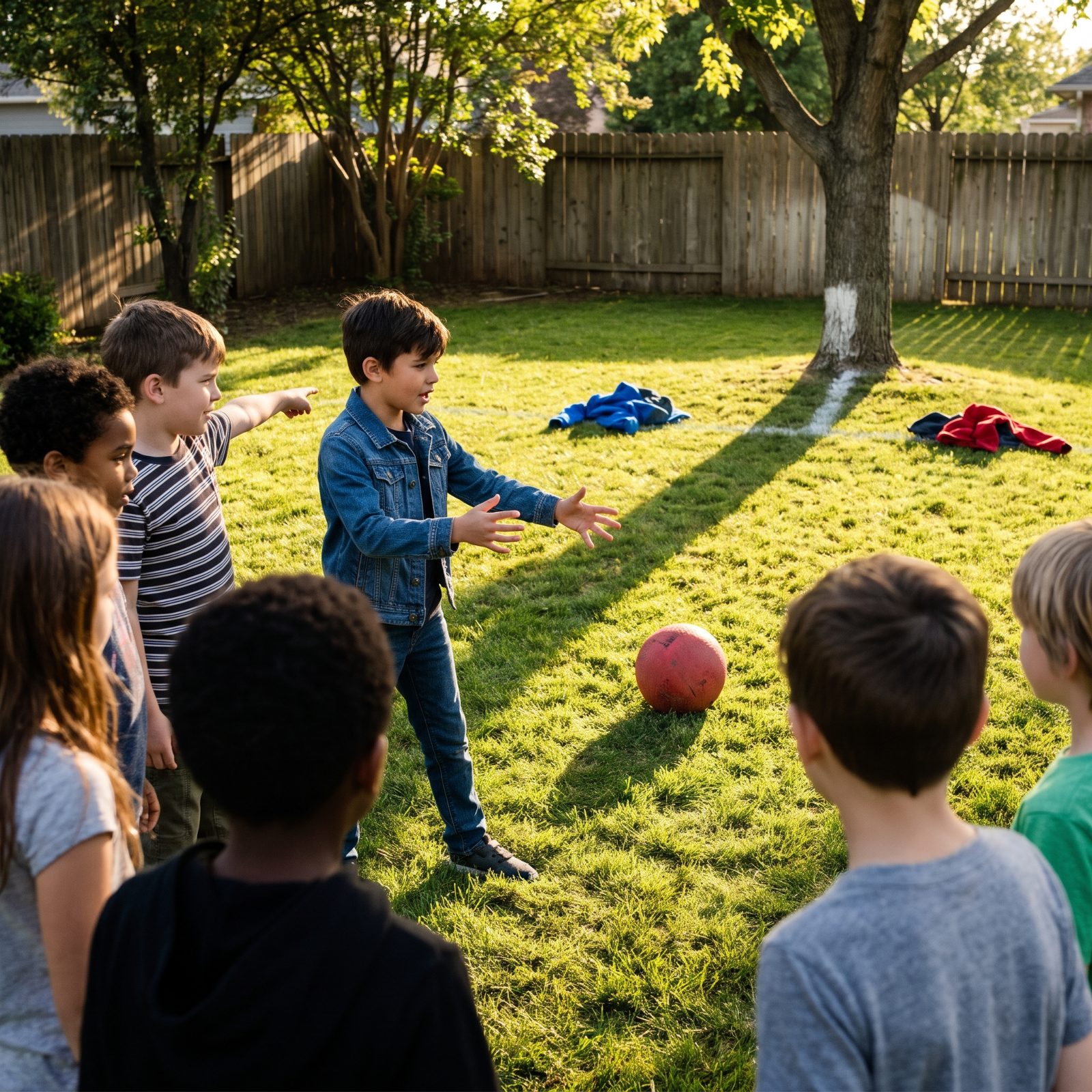 Negotiating Fair Rules for a Backyard Game