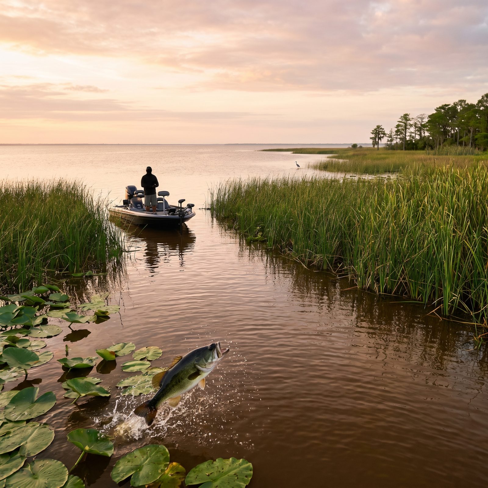 Okeechobee, Florida, Legendary Largemouth Bass at the Big Lake