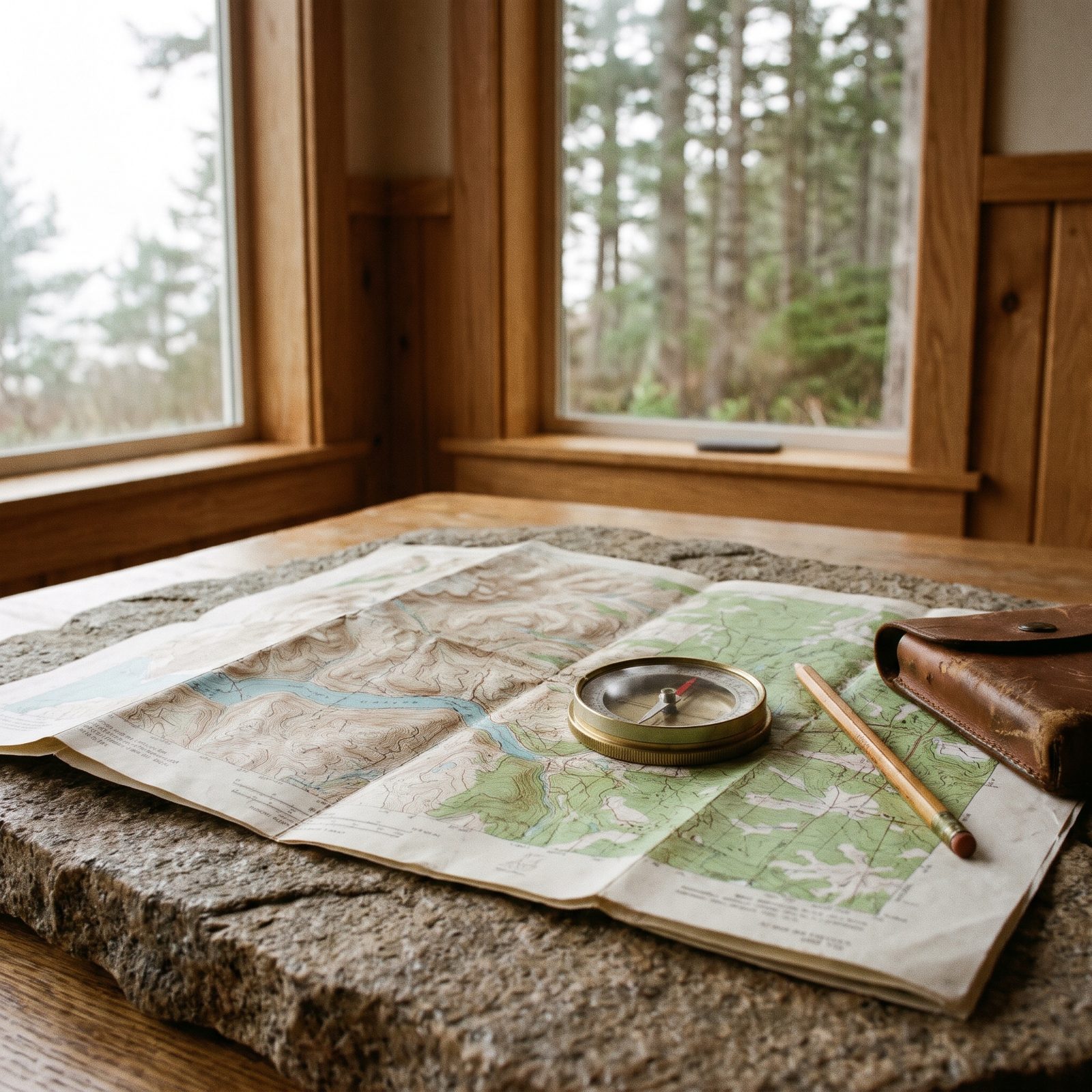 Paper Topo Maps and a Compass You Actually Trusted