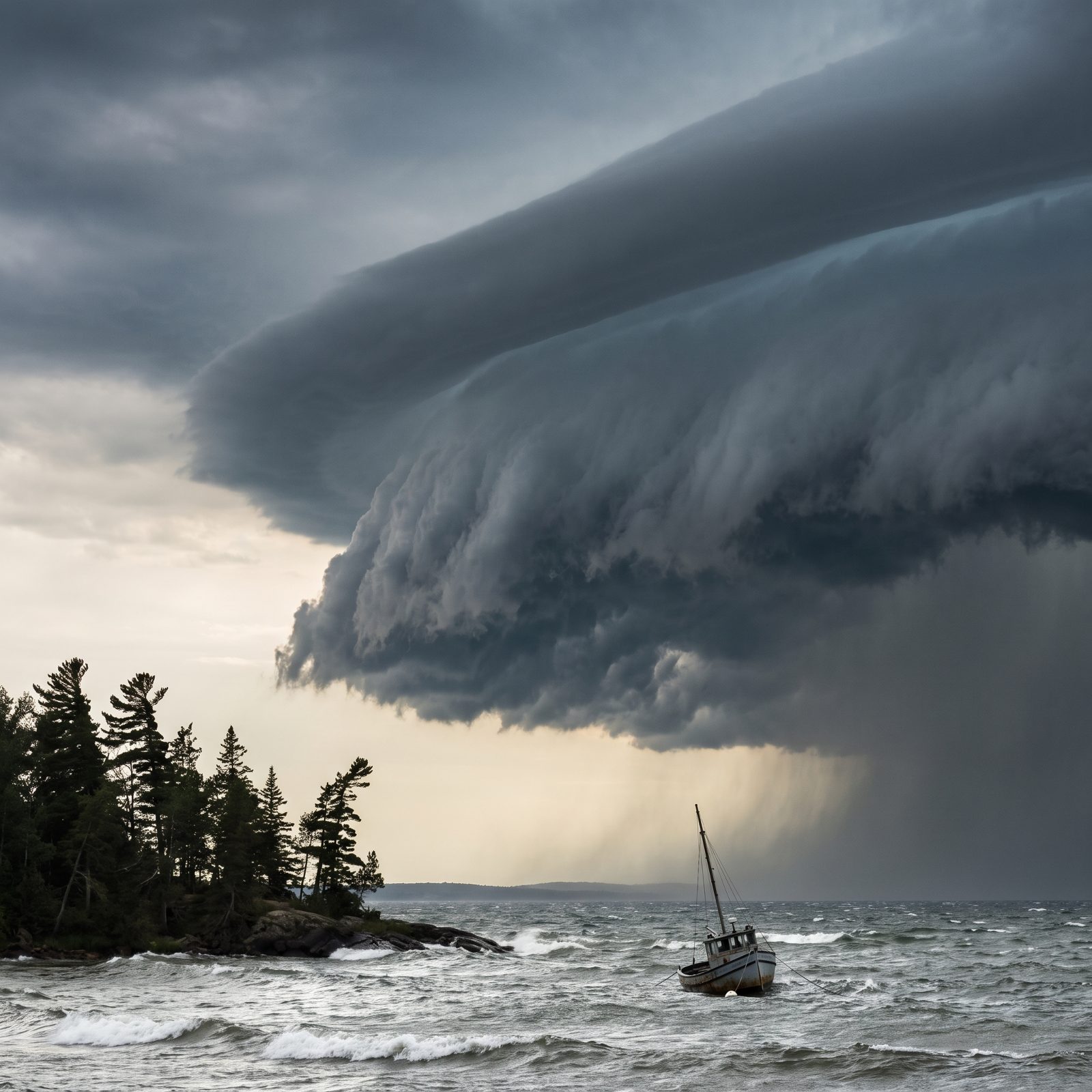 Petrichor or a Low Shelf Cloud Can Mark a Thunderstorm's Advancing Outflow