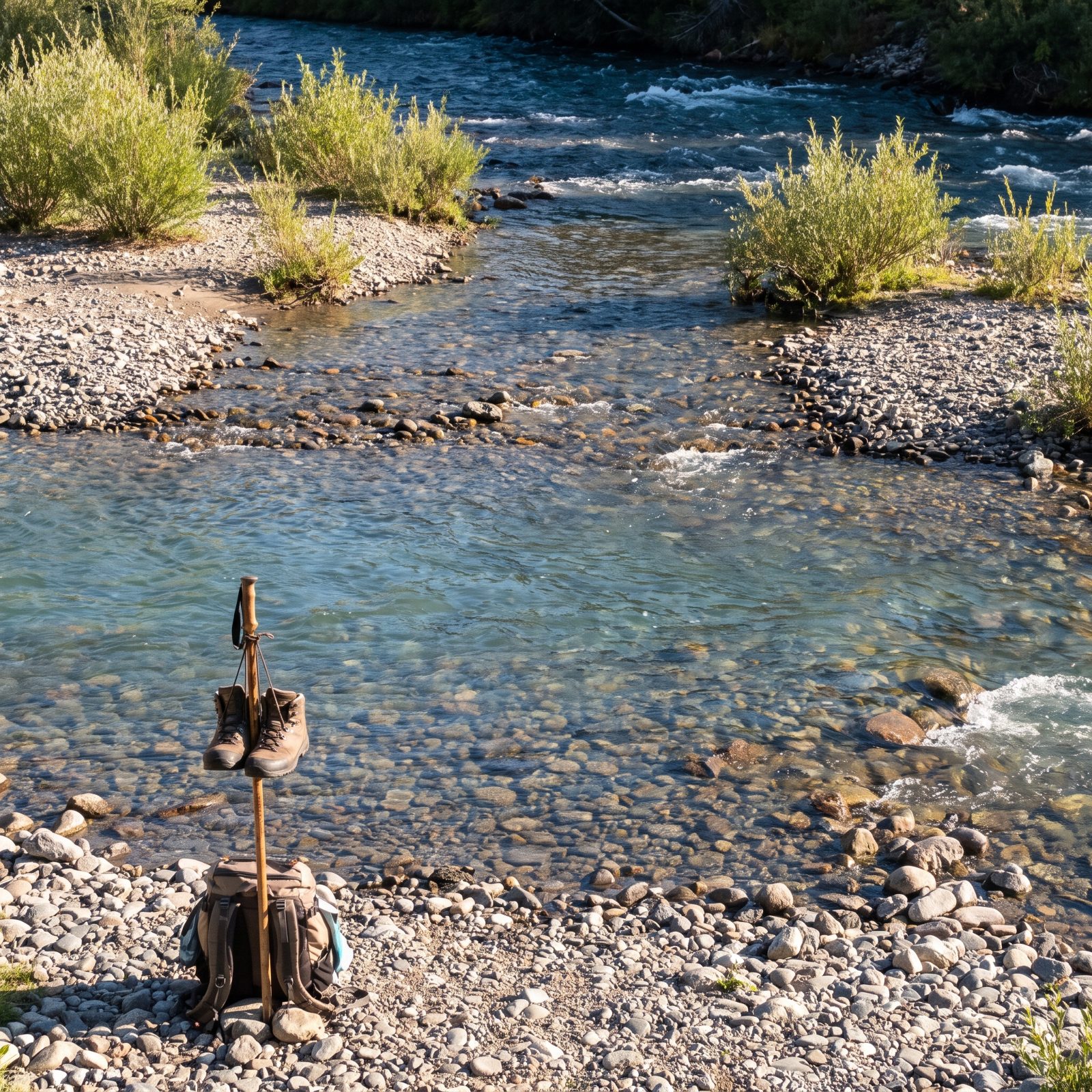 Picking a Safer Place to Ford a Moving Stream
